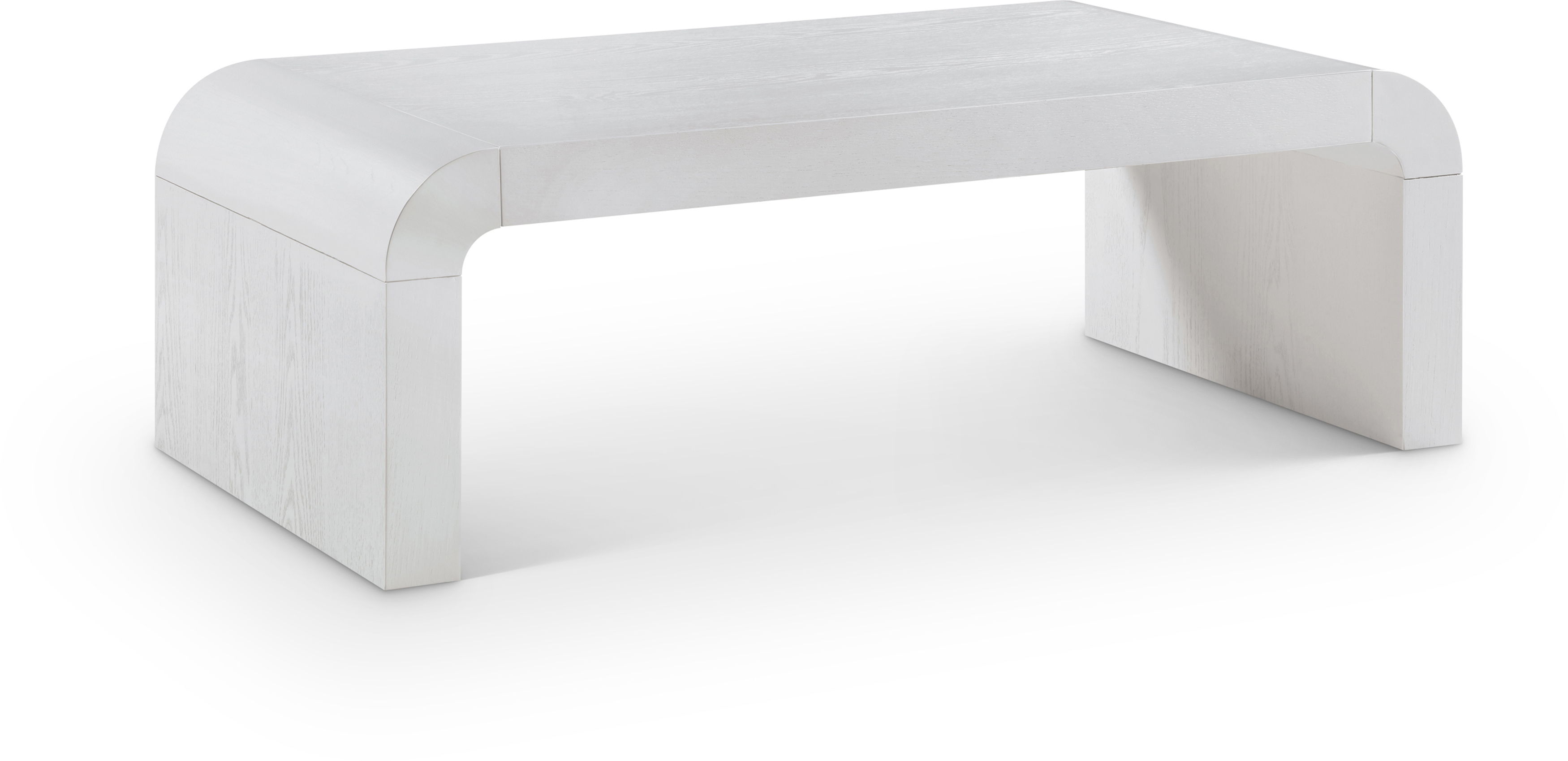 Toulon - Oak Veneer Coffee Table - White