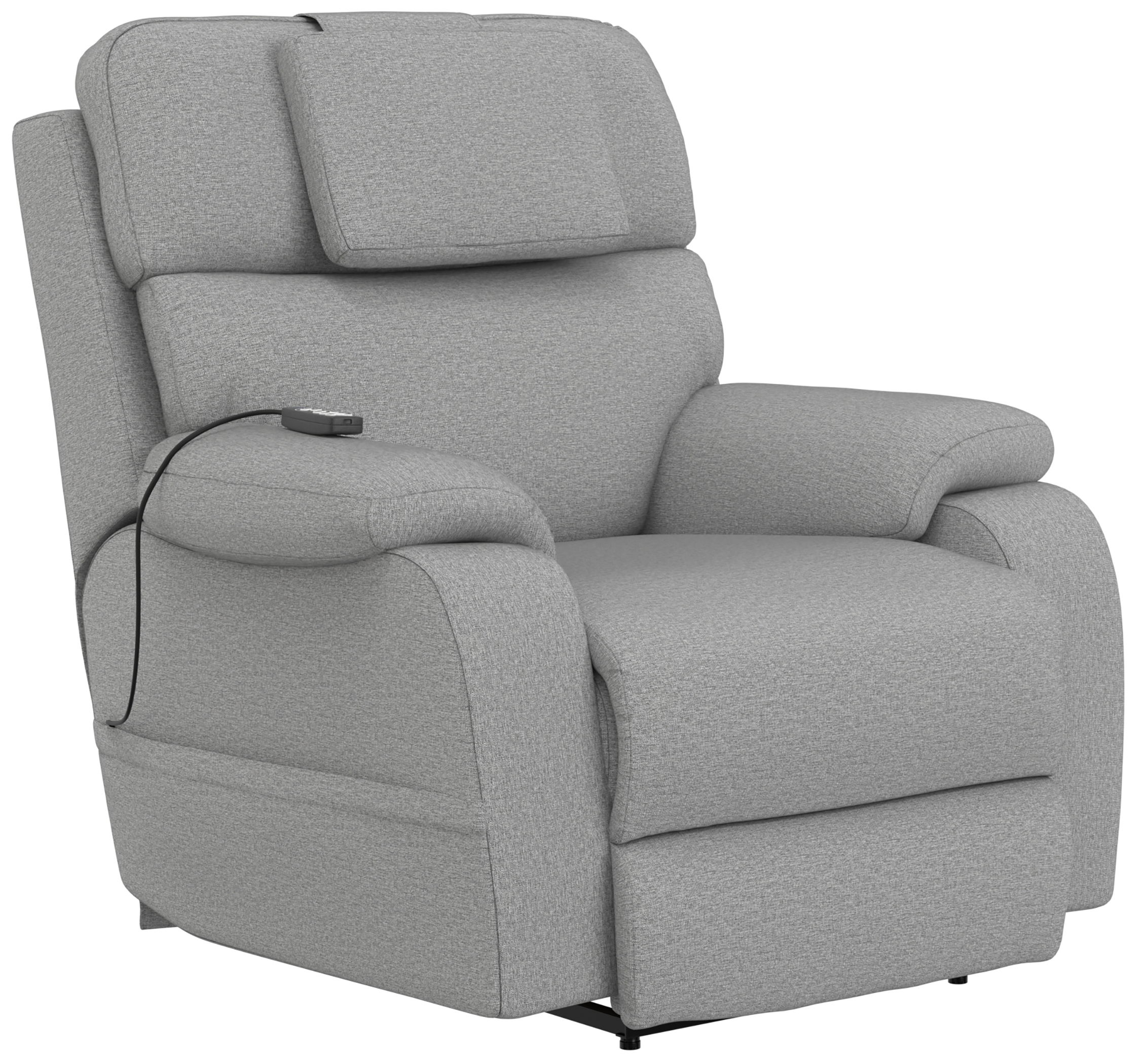 Dreamtime - Power Headrest Power Lay Flat Recliner With CR3 Heat/Massage/Zero Gravity - Steel