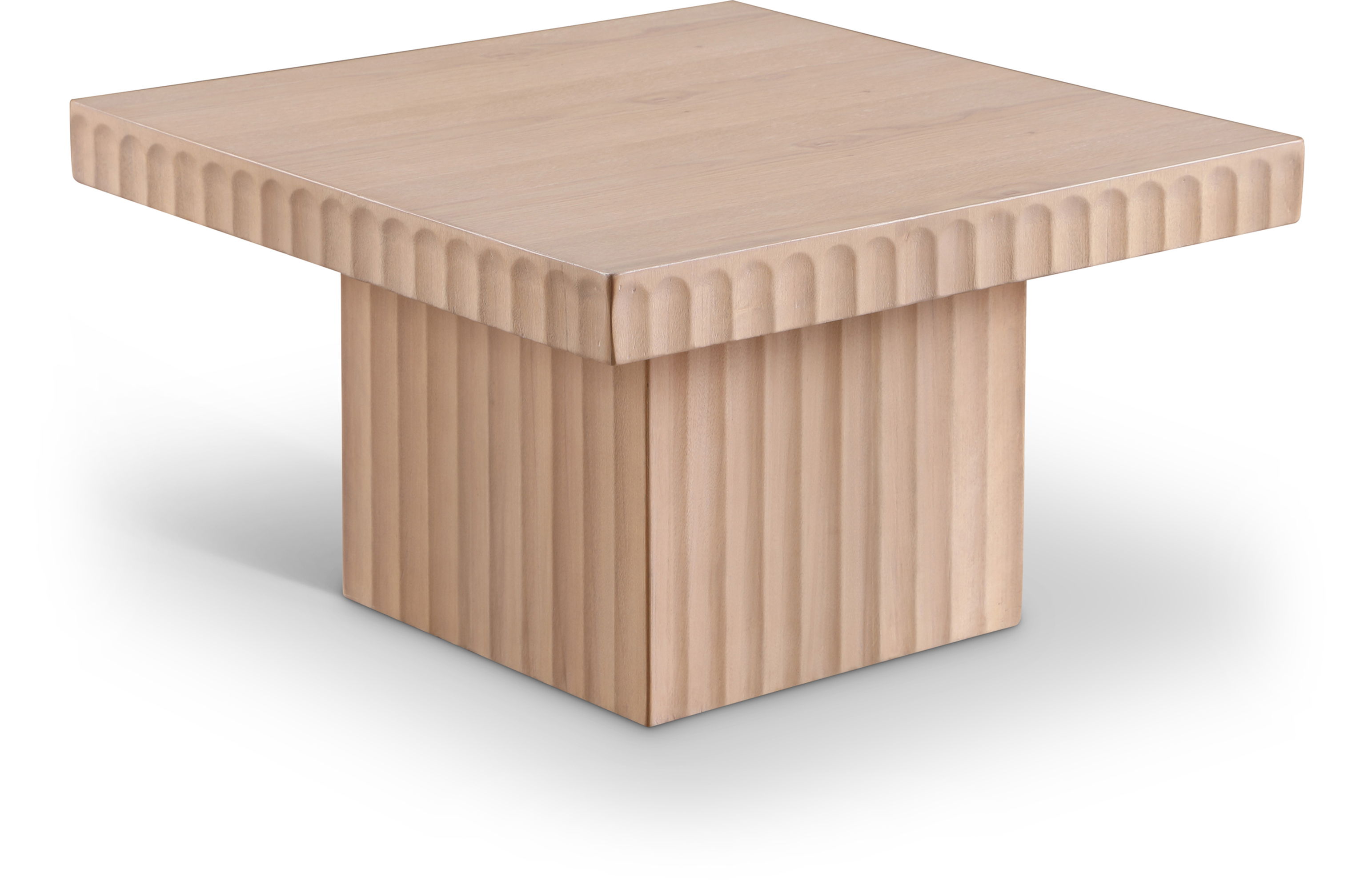 Spencer - 12" Oak Veneer Coffee Table - Natural