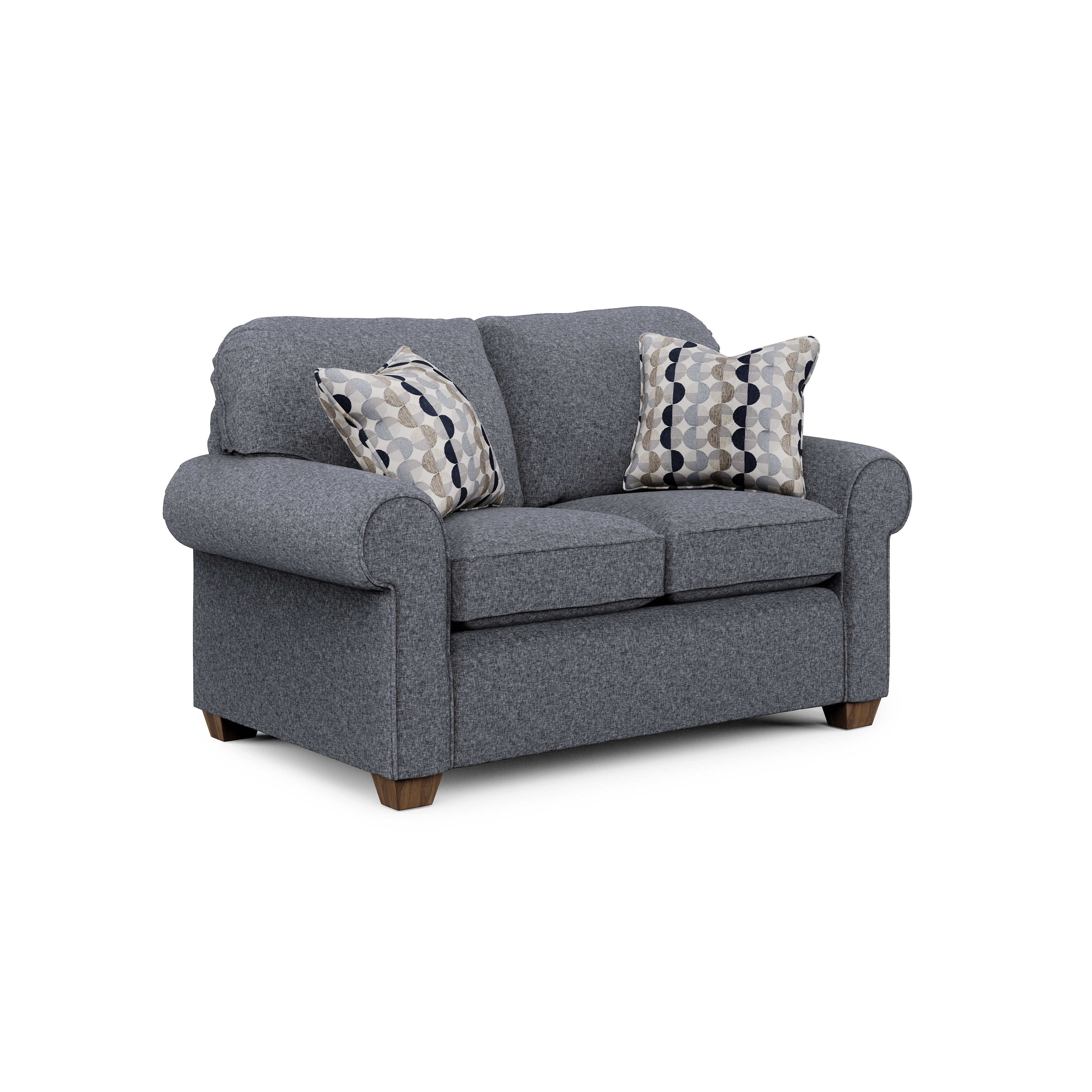 Thornton - Fabric Loveseat, gray, view 3