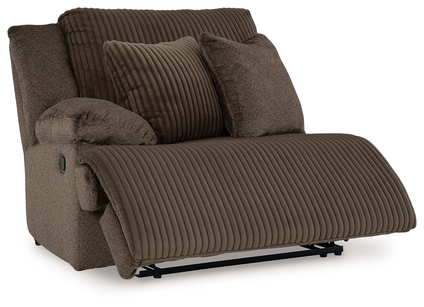 Ashley Furniture Top Tier - 3-Piece Reclining Sectional With Raf Press Back Chaise - Chocolate - Image 12