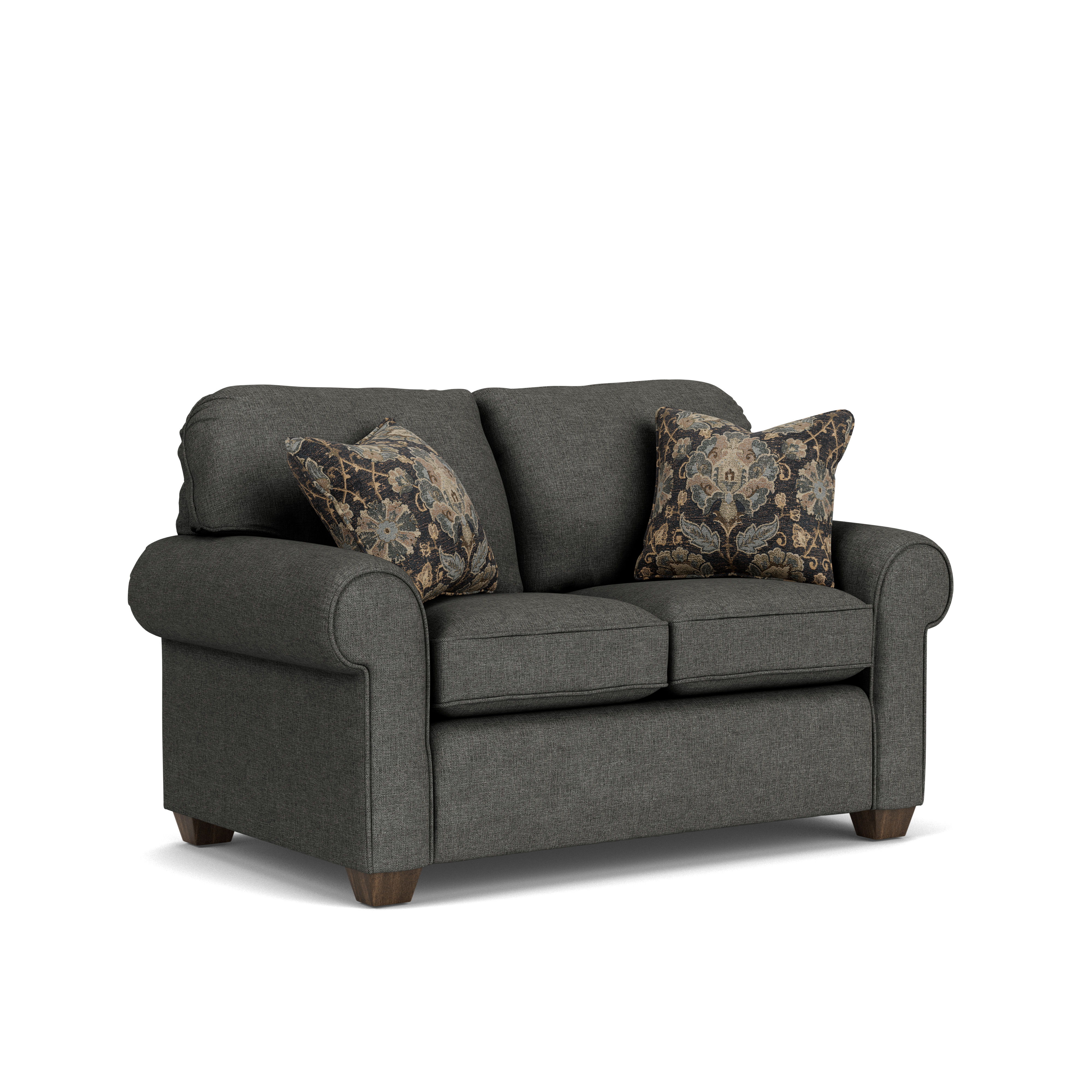 Thornton - Fabric Loveseat, gray, view 2