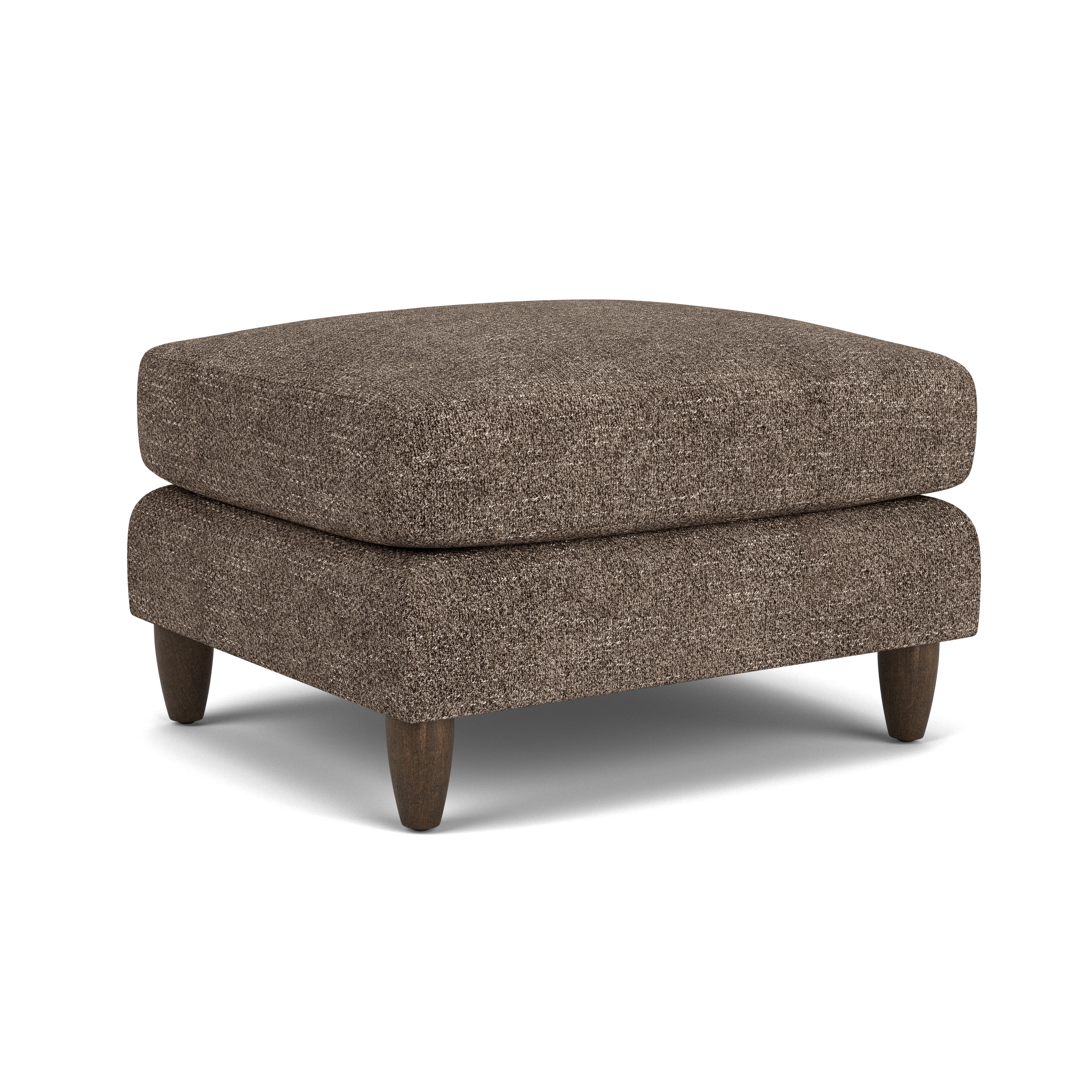 Thomas - Fabric Ottoman, gray, view 3