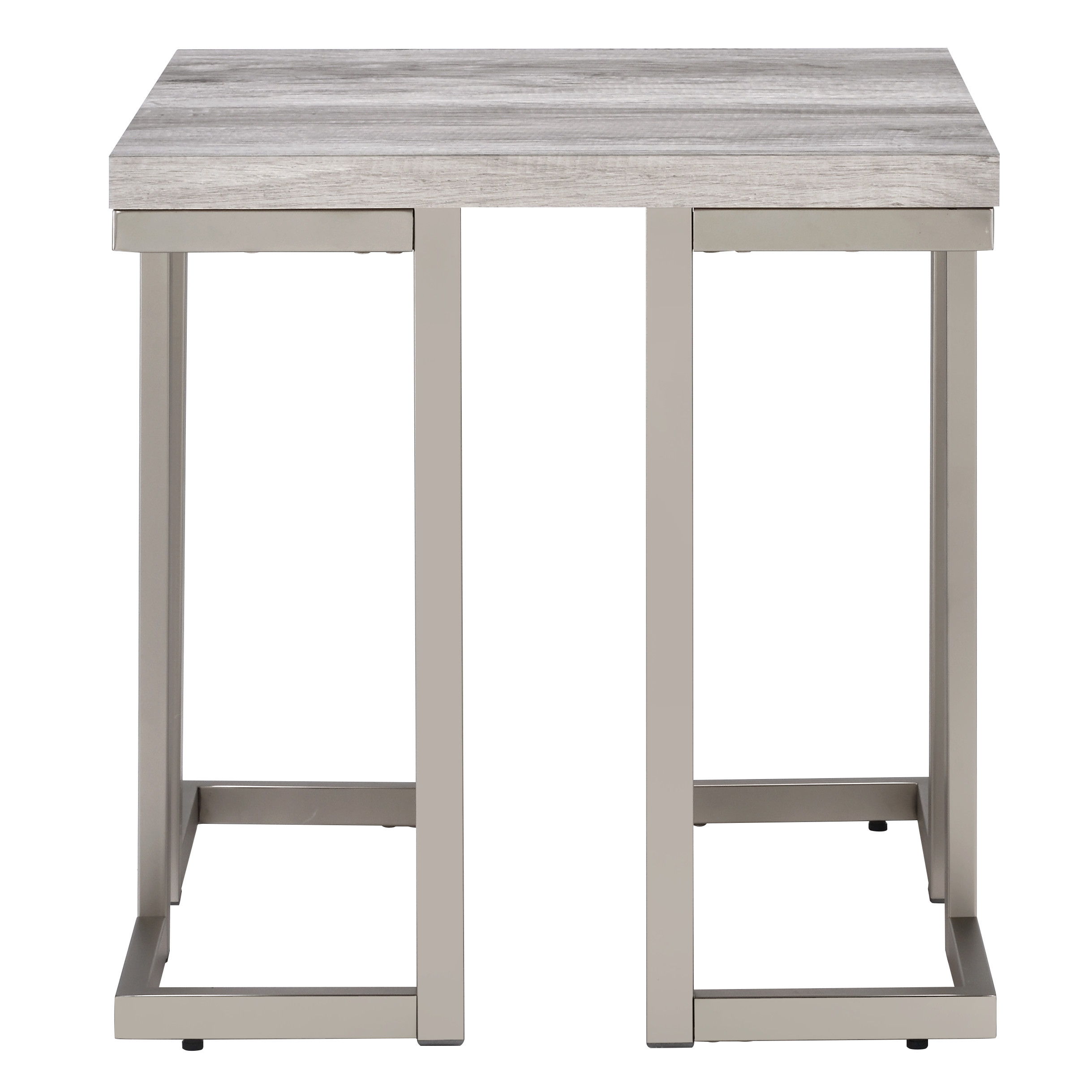 David - End Table - White