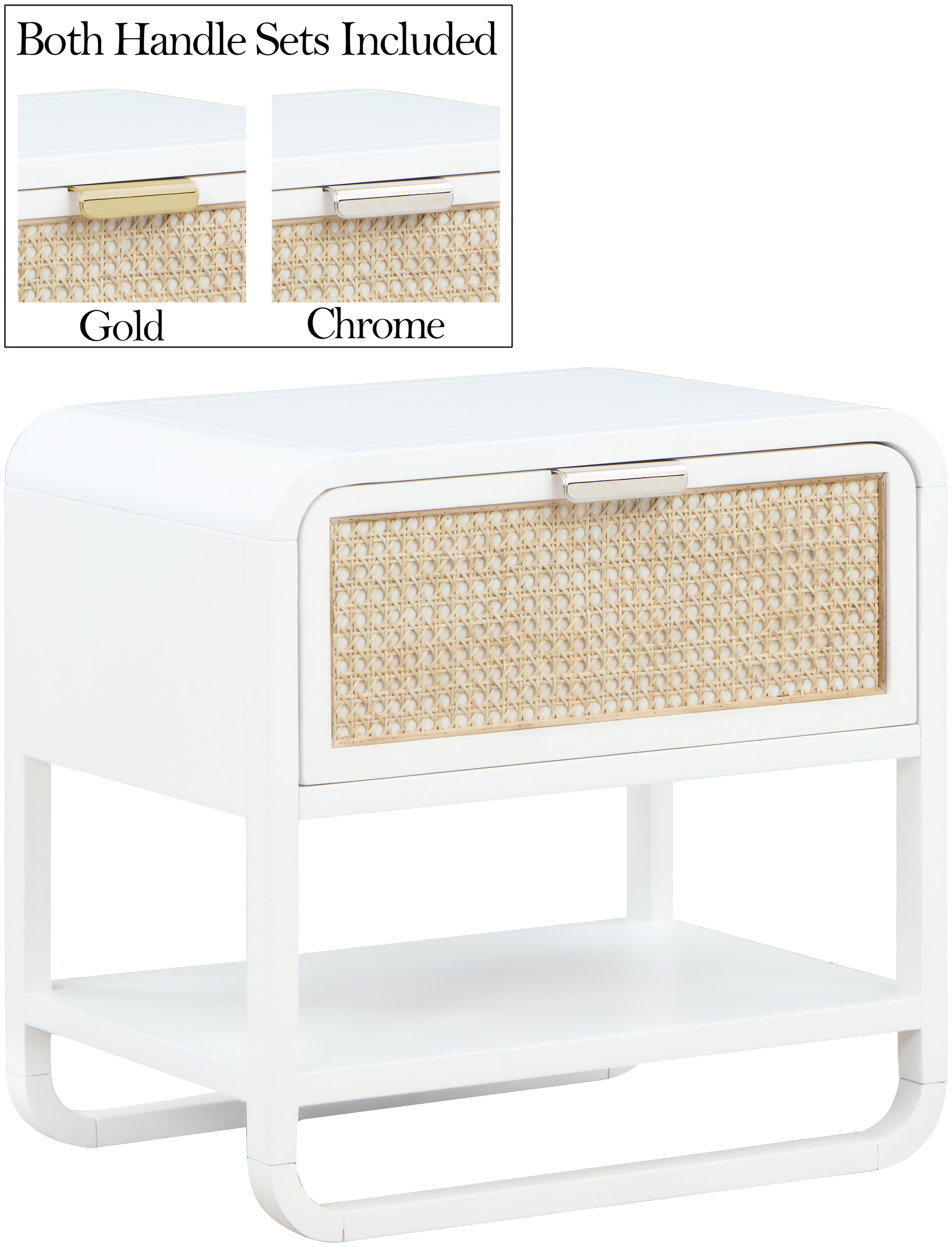 Sage - Night Stand - White