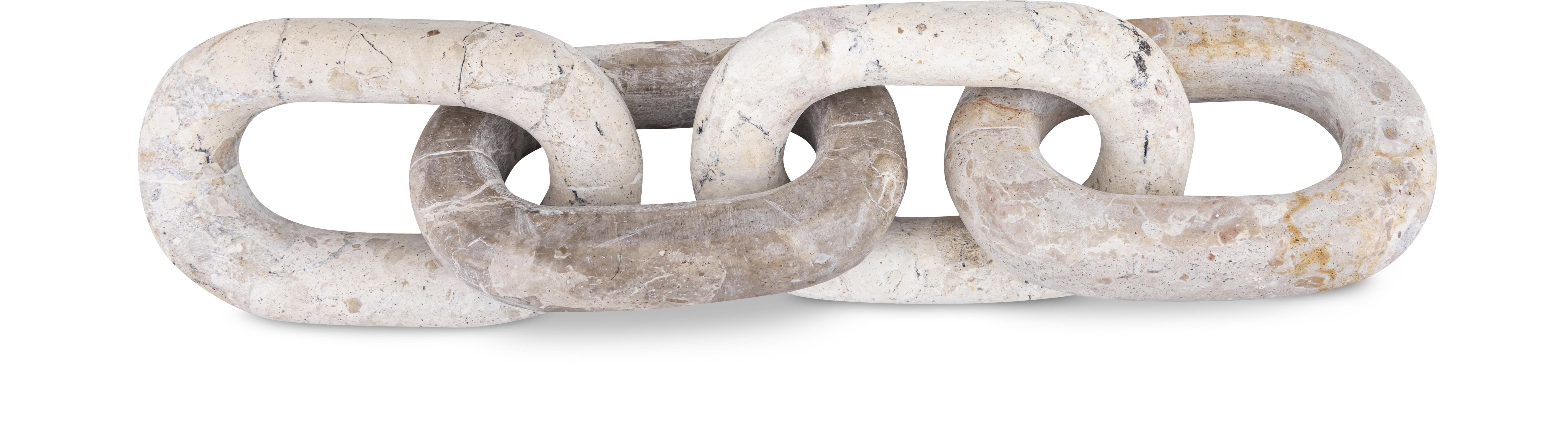 Lynx - Marble Decorative Chain Links - Beige