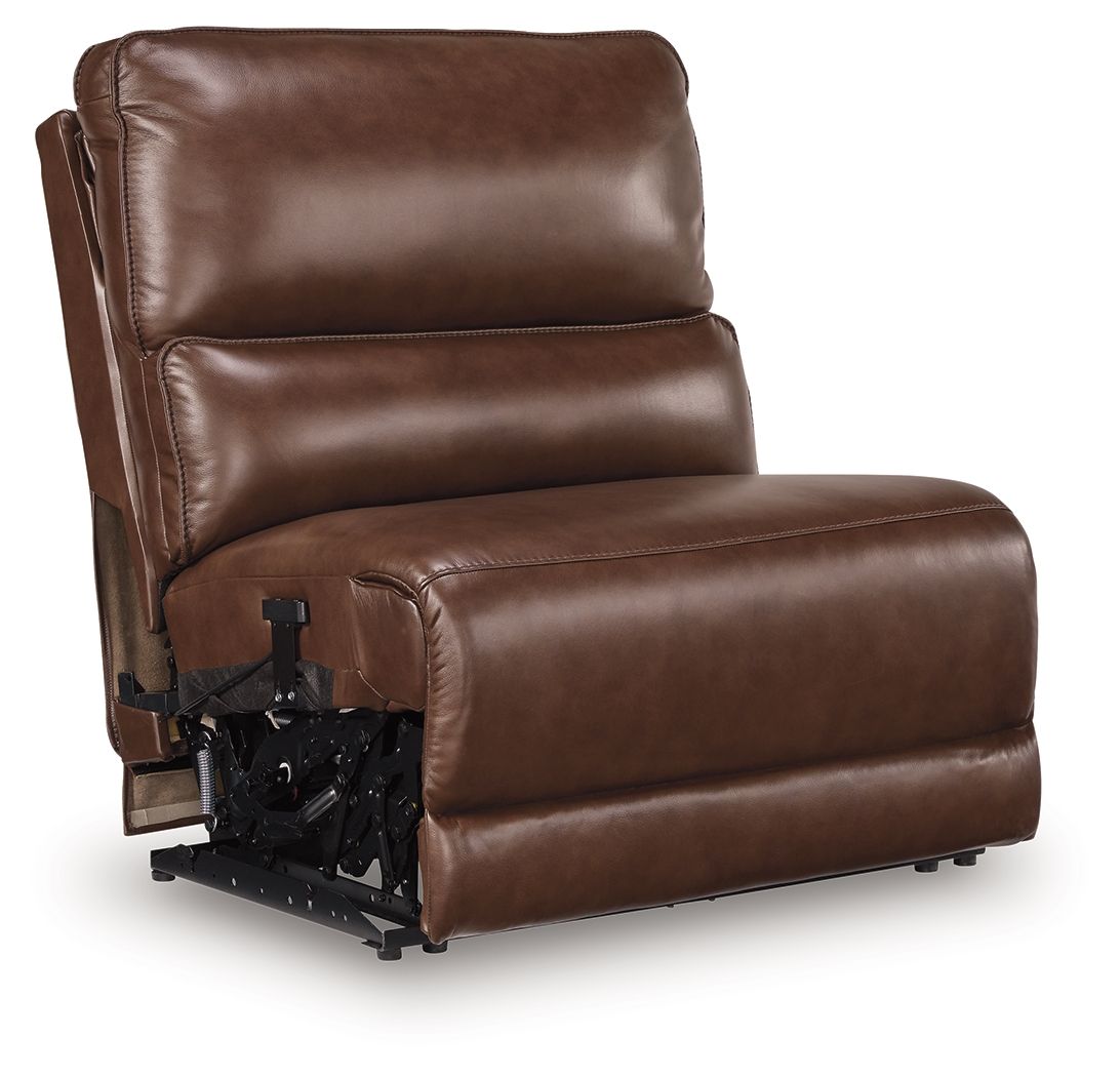 Power Armless Recliner With Adjustable Headrest