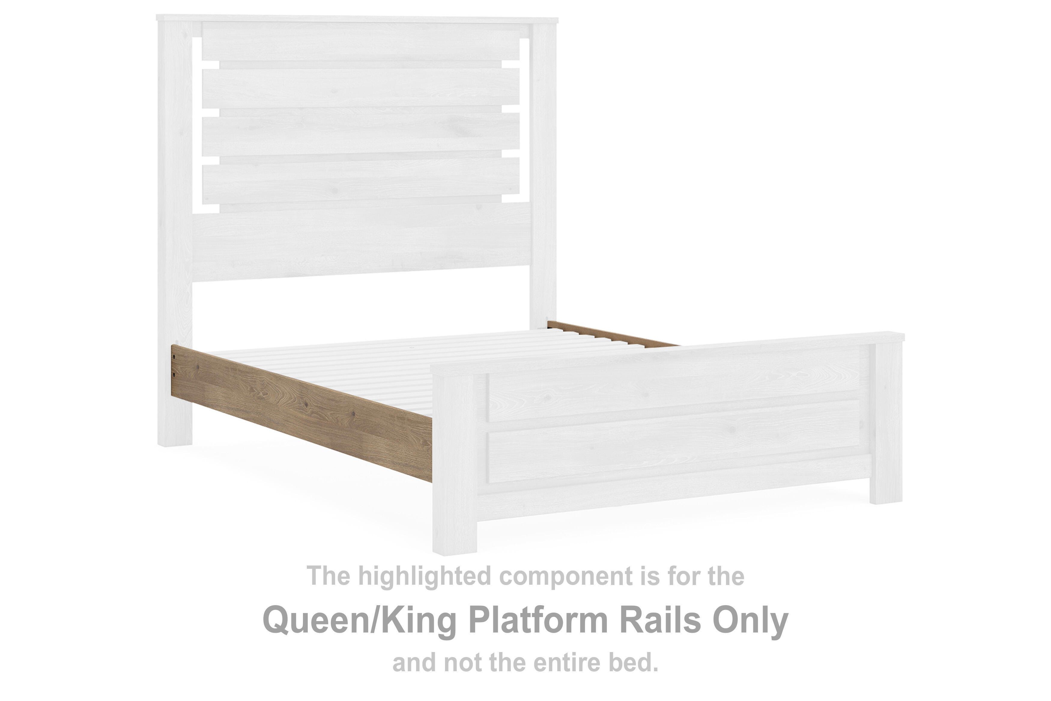 Brozmont – Queen/King Platform Rails – Tan
