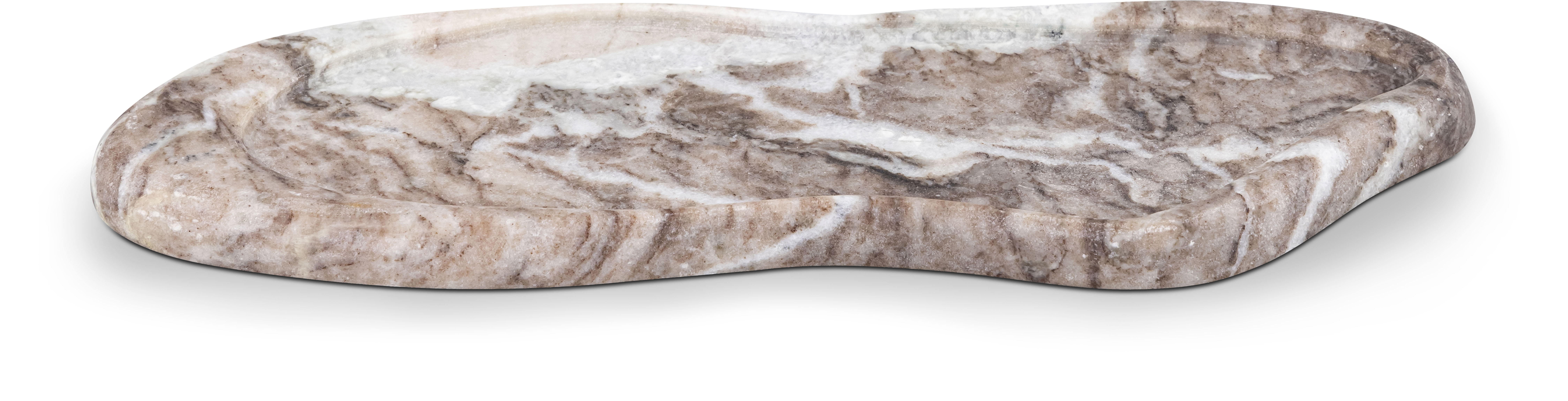 Arezzo - Marble Tray - Brown