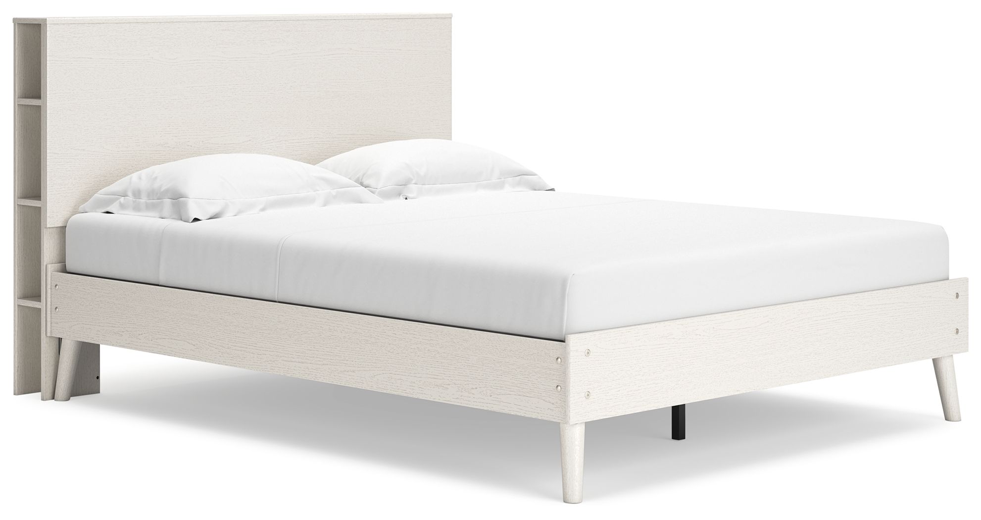 Ashley Aprilyn - White - Queen Bookcase Bed
