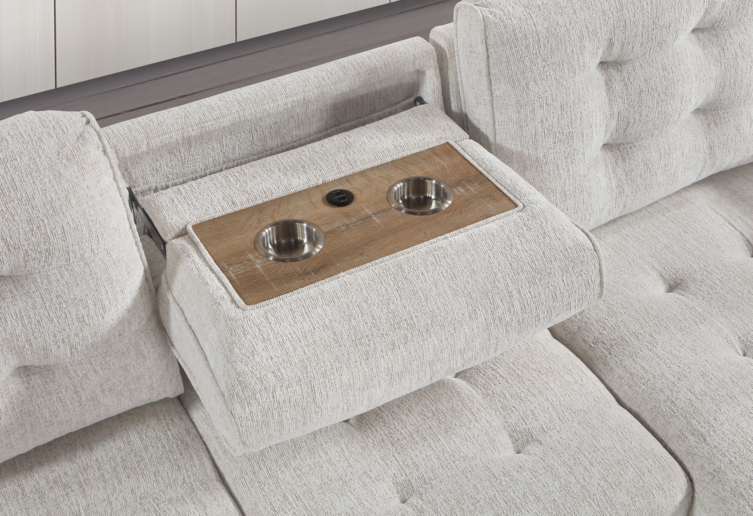 U0707 - Reversible Sofa Bed - Beige