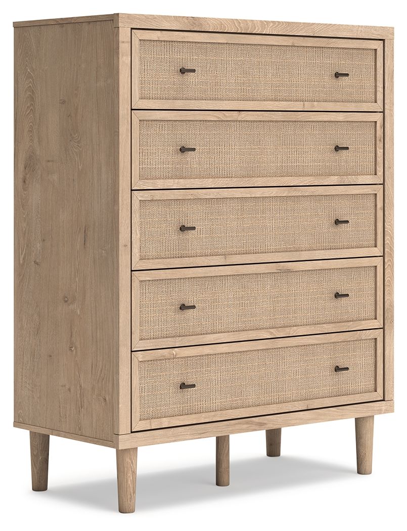 Ashley Furniture Cielden - 6 Pc. - Dresser, Mirror, Chest, Full Panel Bed - Two-Tone - Image 6