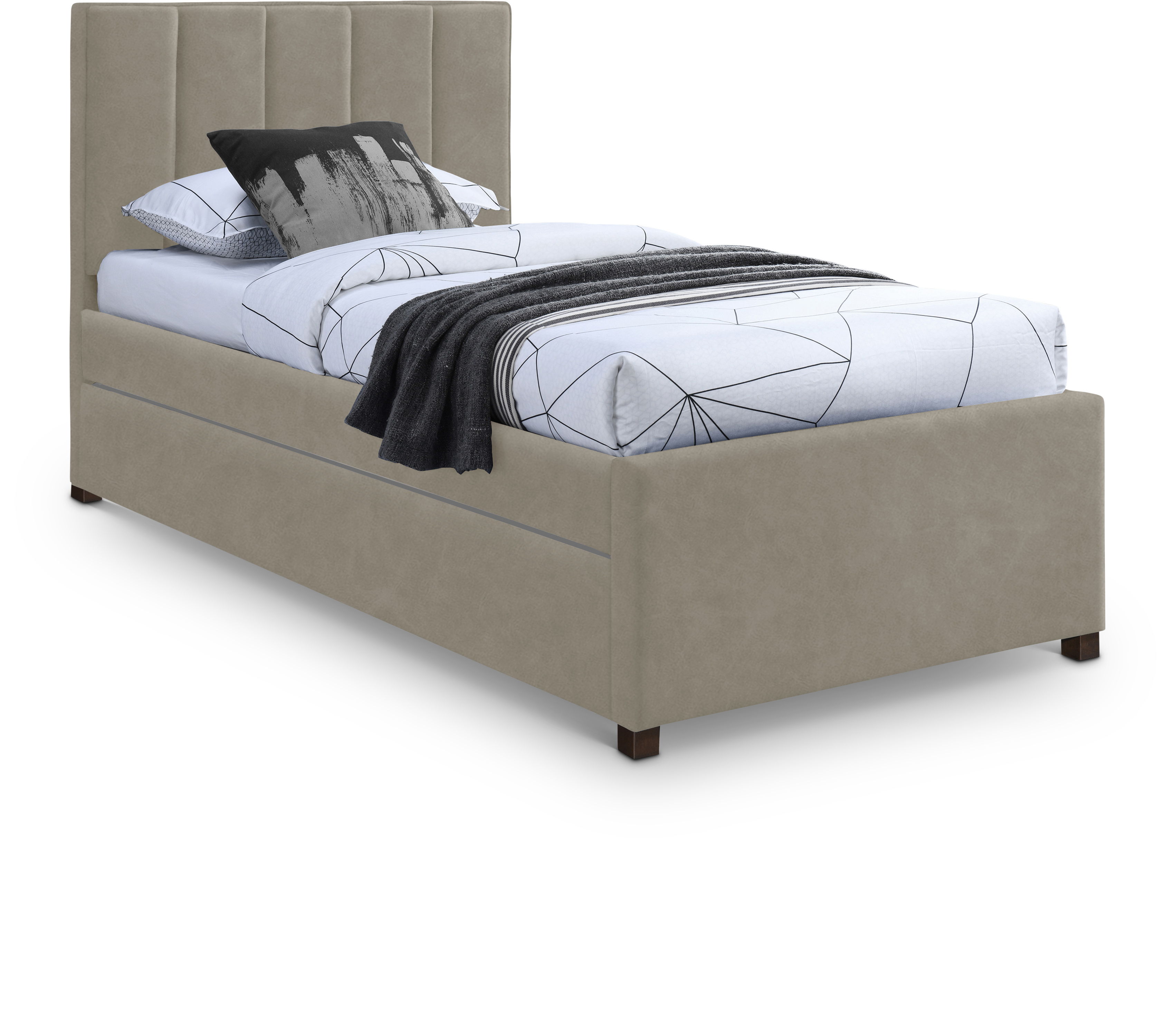 Hudson - Twin Trundle Bed - Beige
