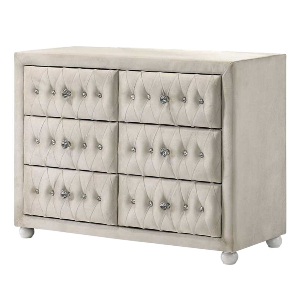 Reggie - Dresser - Beige Fabric, beige, view 2
