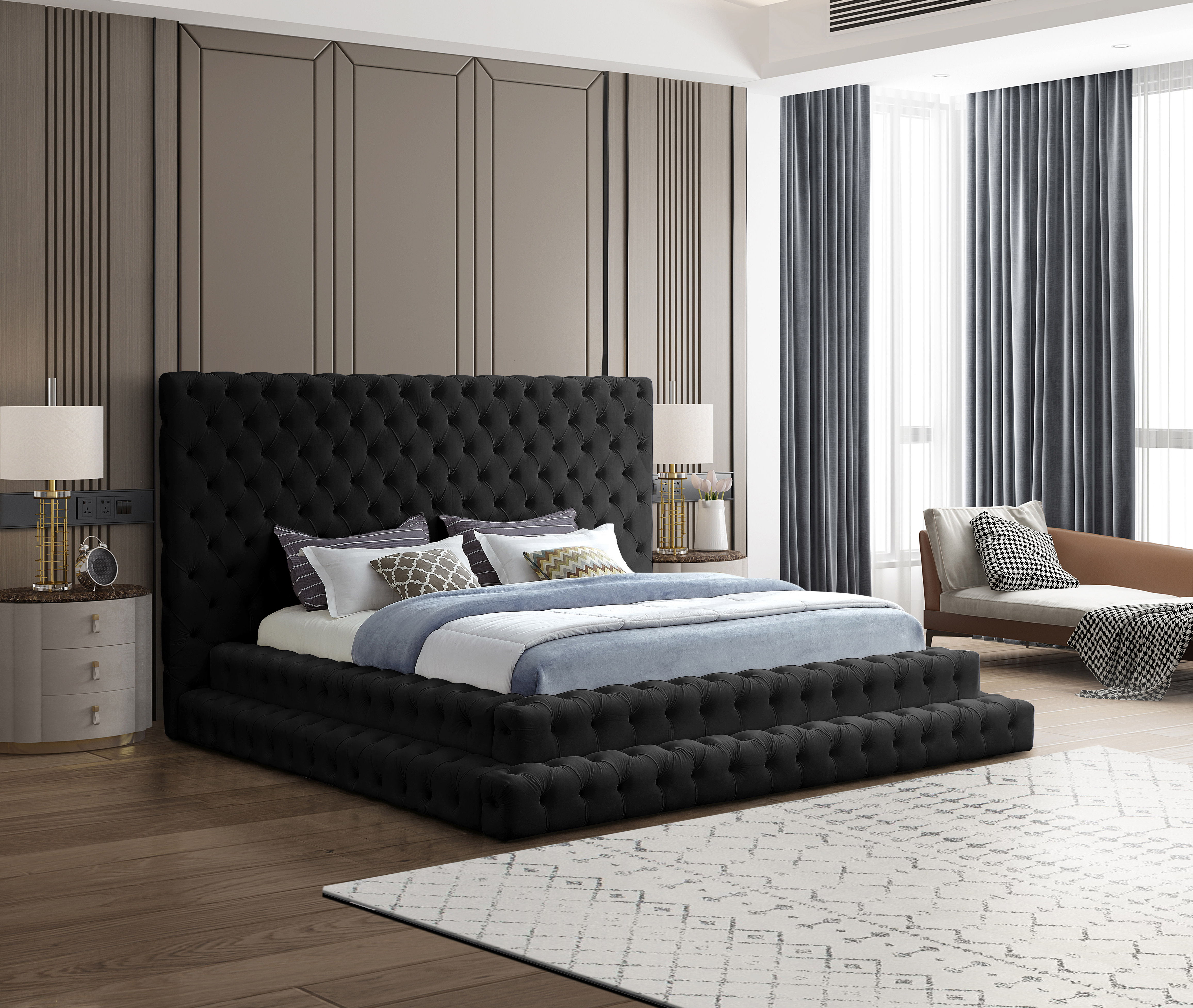 Revel - King Bed - Black