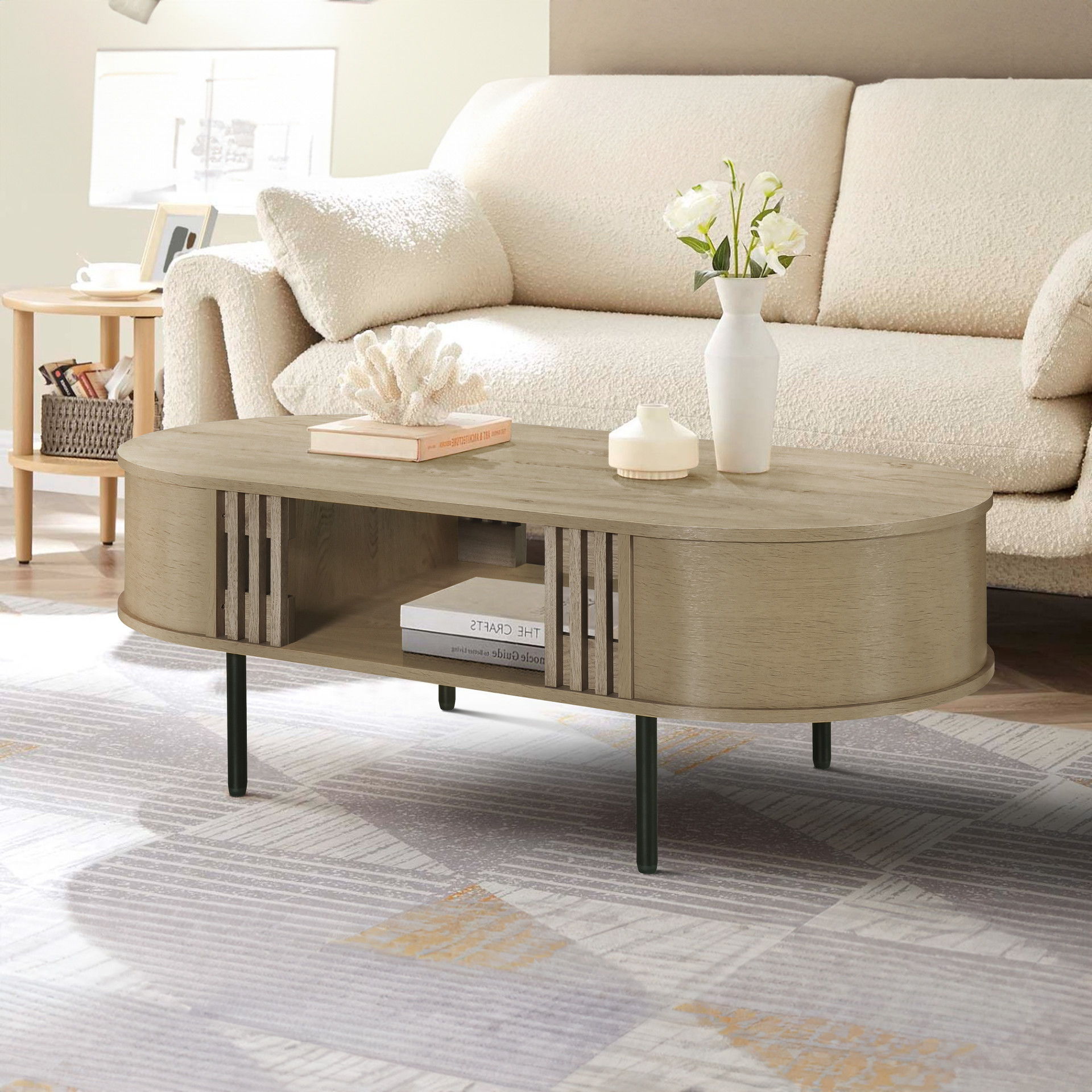 Brax - Cocktail Table - Natural, light brown