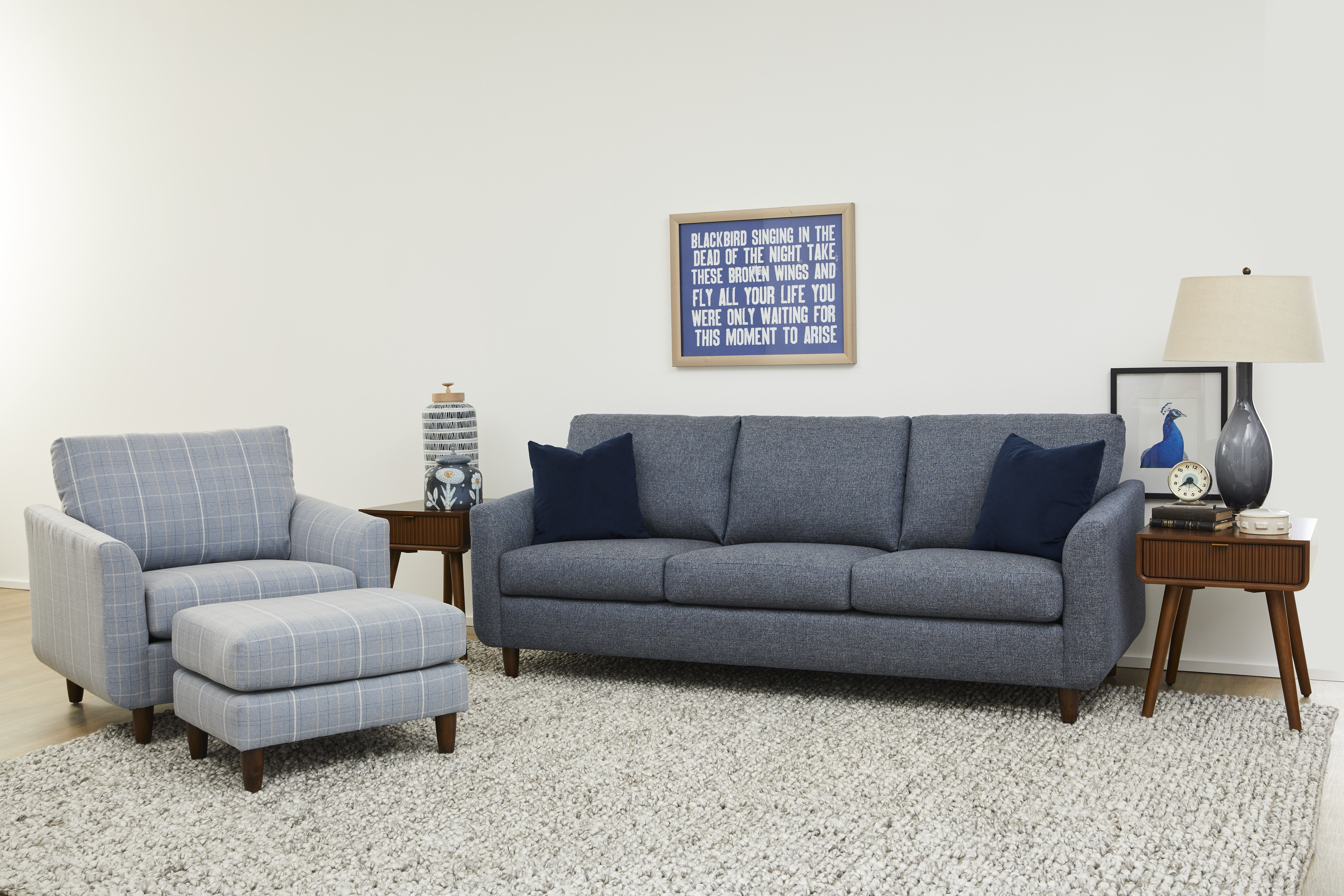 Mia - Fabric Chair, beige