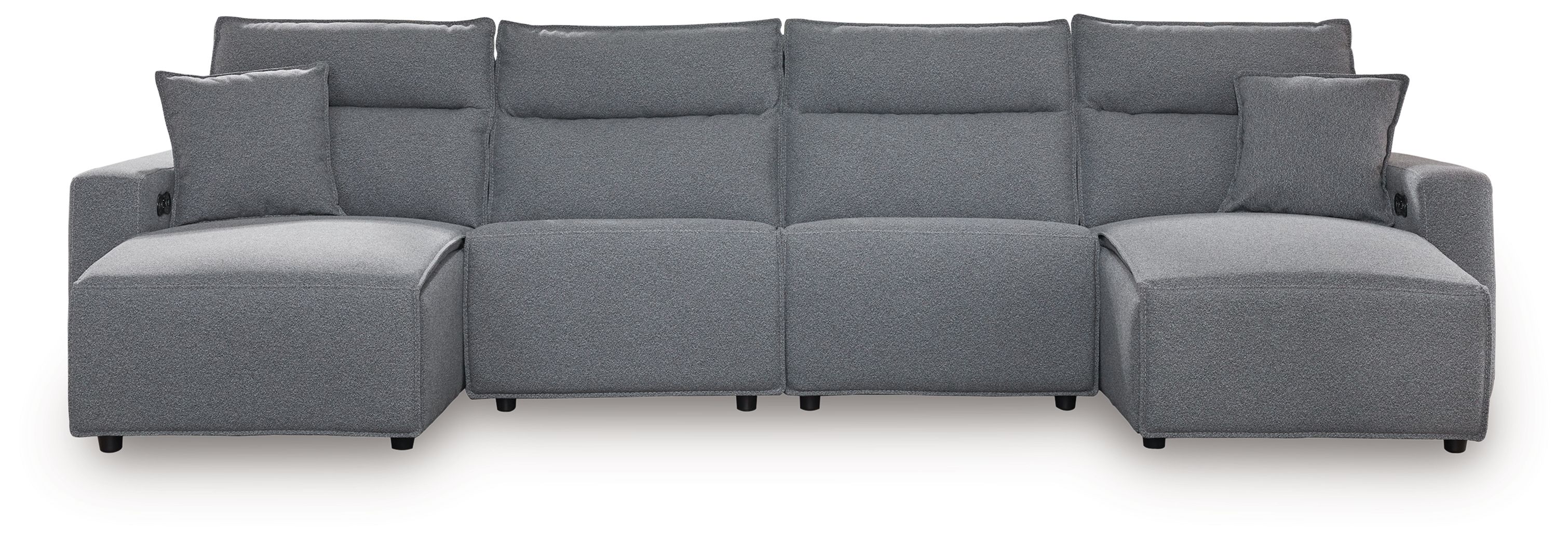 4 Pc · Power Reclining Sectional With Double Chaise