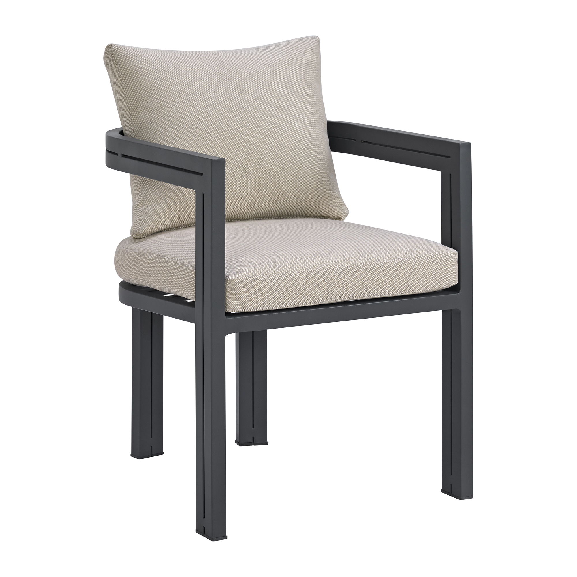 Playa - 5 Piece Standard Height Dining Set (Table And Four Chairs) - Dark Gray