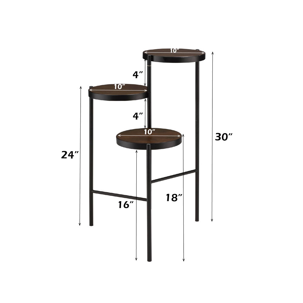 Namid - 30" Plant Stand - Black, black, view 5