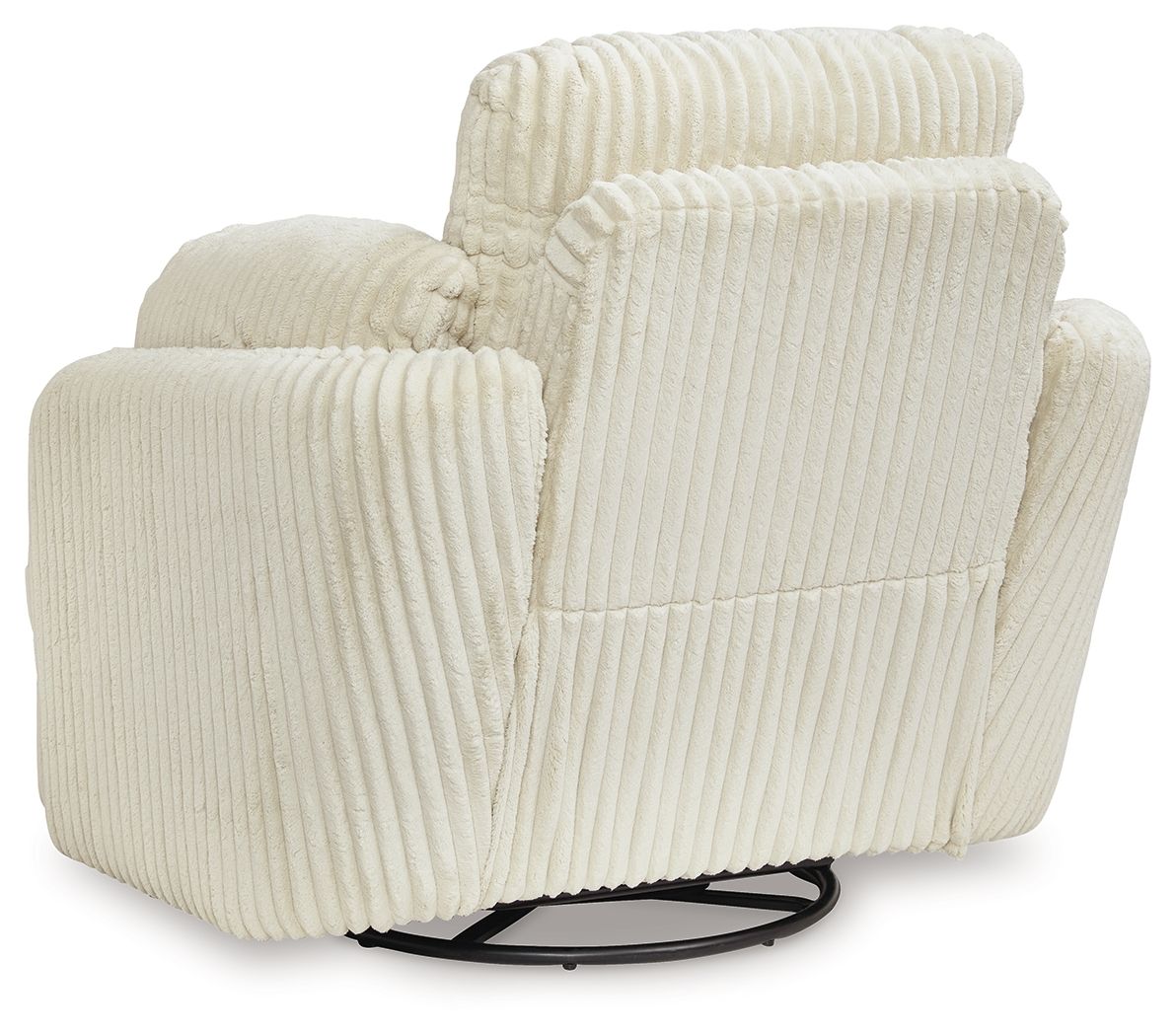 Ashley Furniture Tie-Breaker - Swivel Glider Recliner - Ivory - Image 5