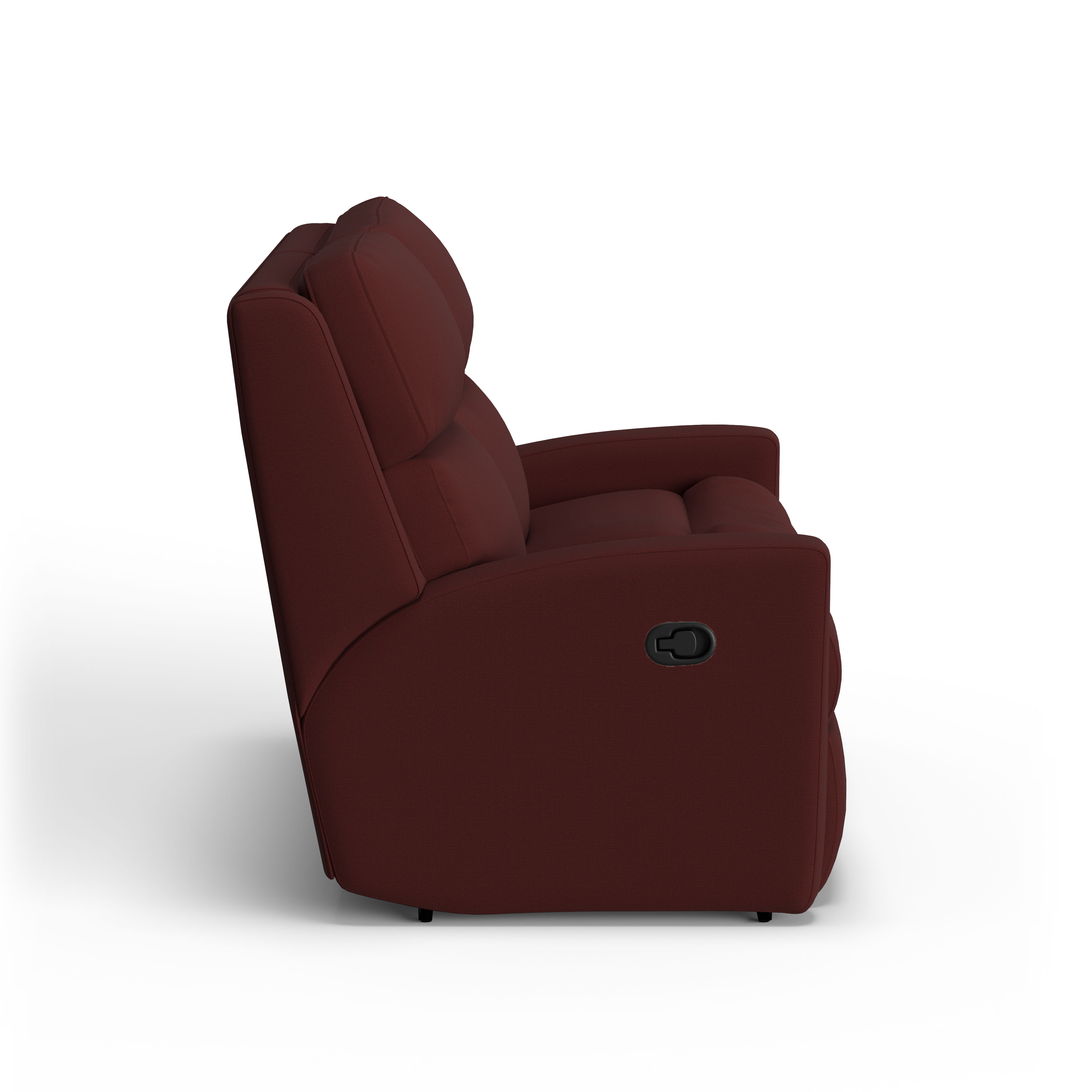 Catalina - Transitional Fabric Reclining Loveseat, red, view 5