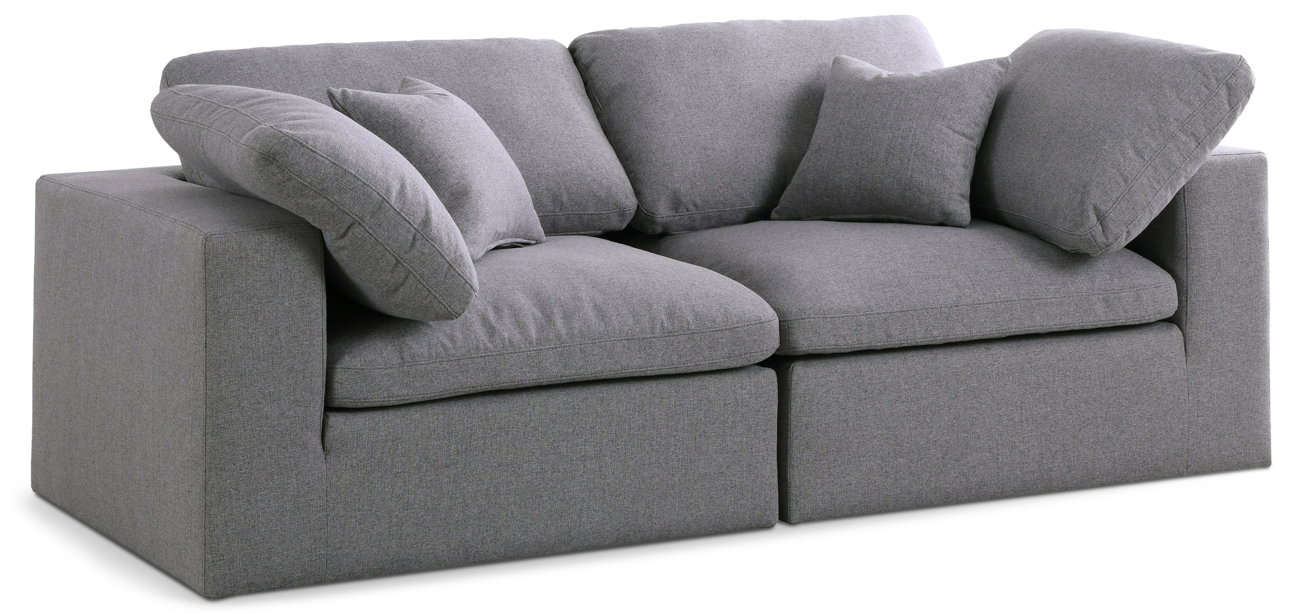 Serene - 2 Seat Modular Sofa - Gray