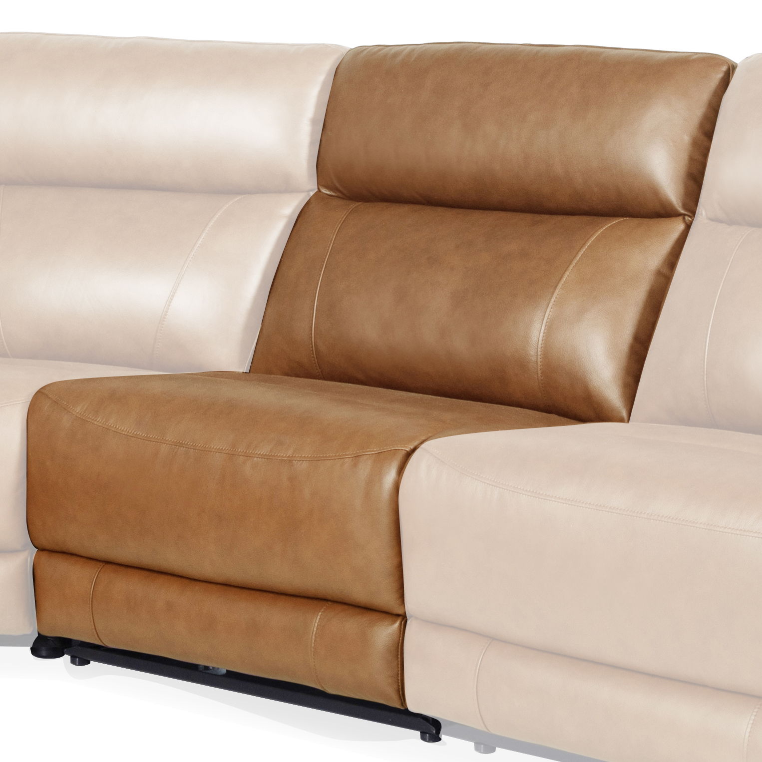 Leather Armless Chair