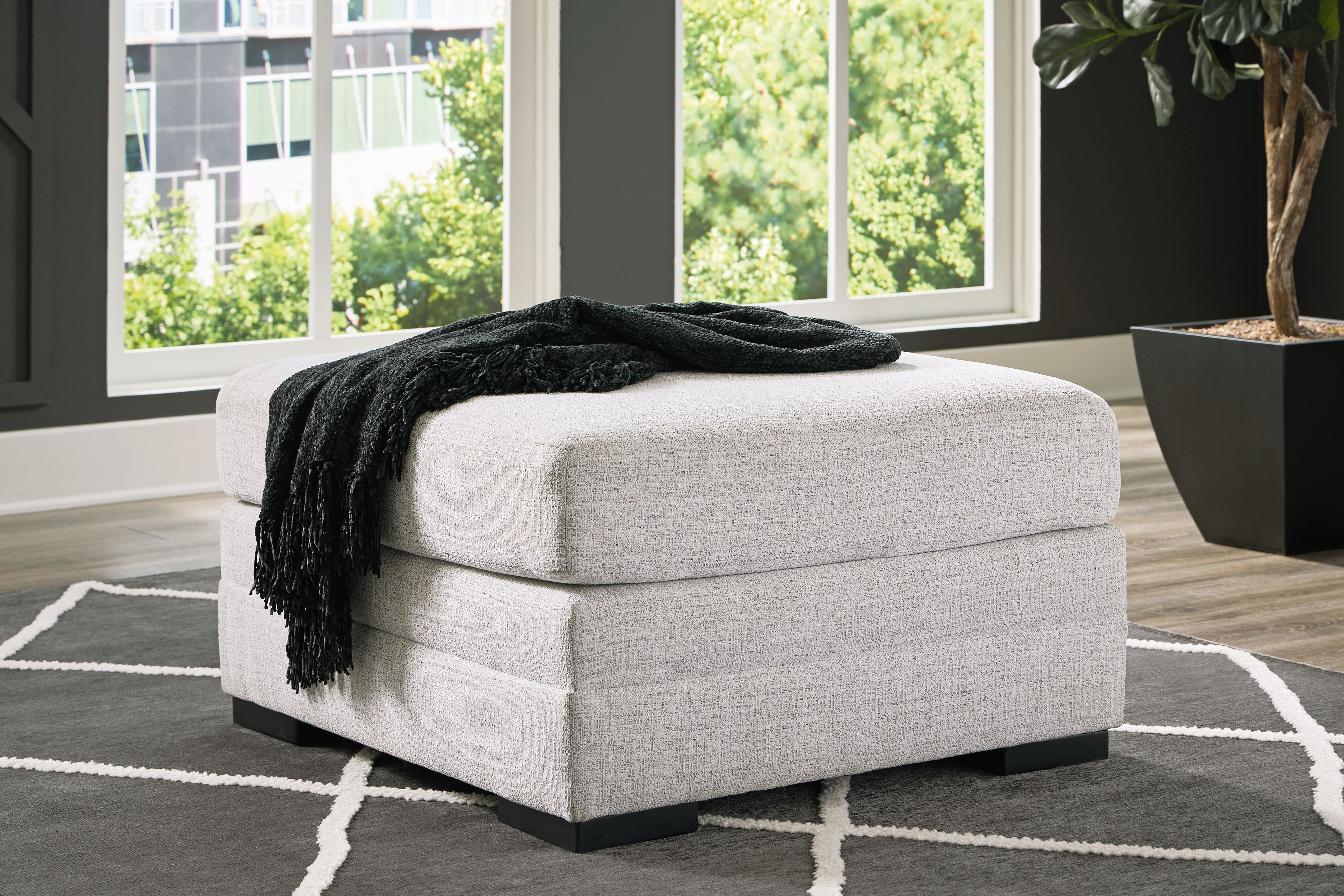 Ashley Furniture Koralynn - Oversized Accent Ottoman - Stone - Image 2