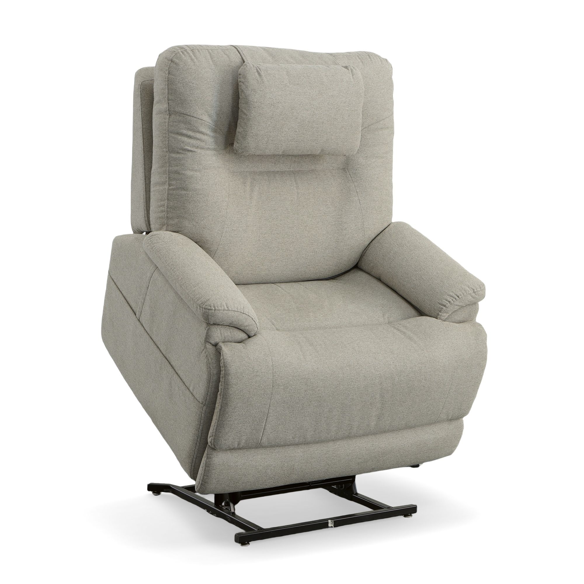 Zecliner Model 2 - Power Lift Sleep Chair - Dove, light gray