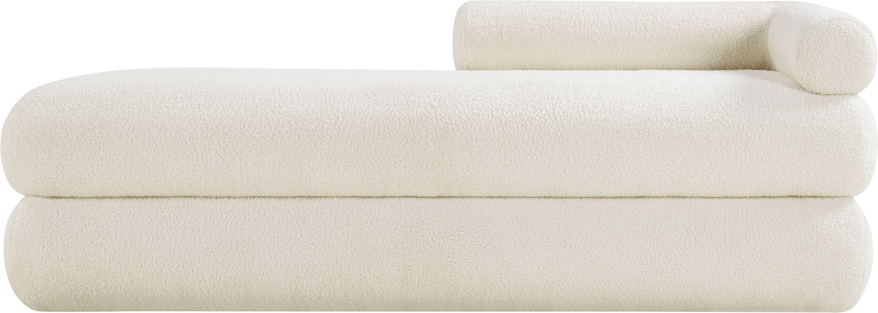 Kennedy - Teddy Fabric Bench - Cream