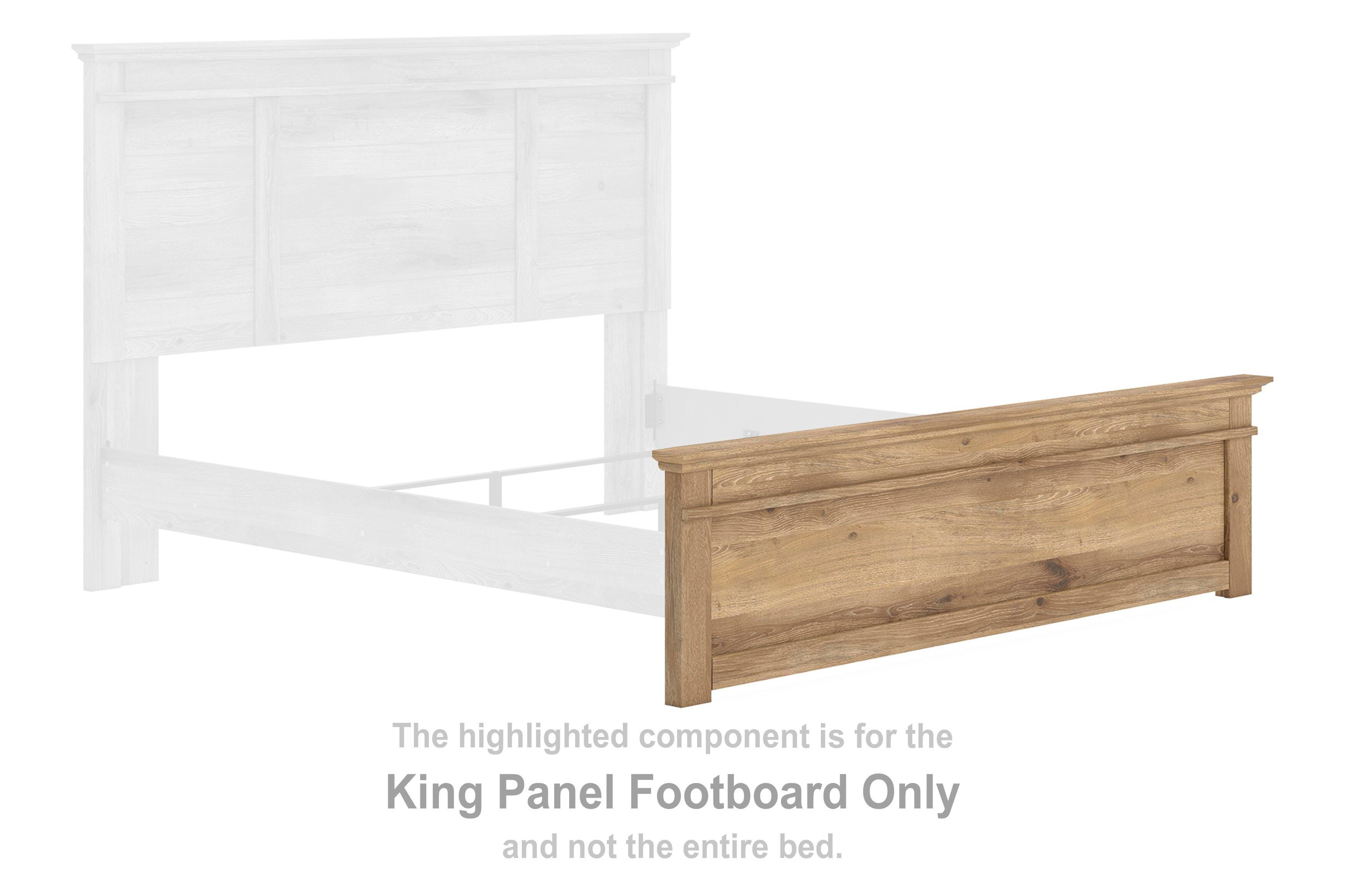 Makidern – King Panel Footboard – Tan