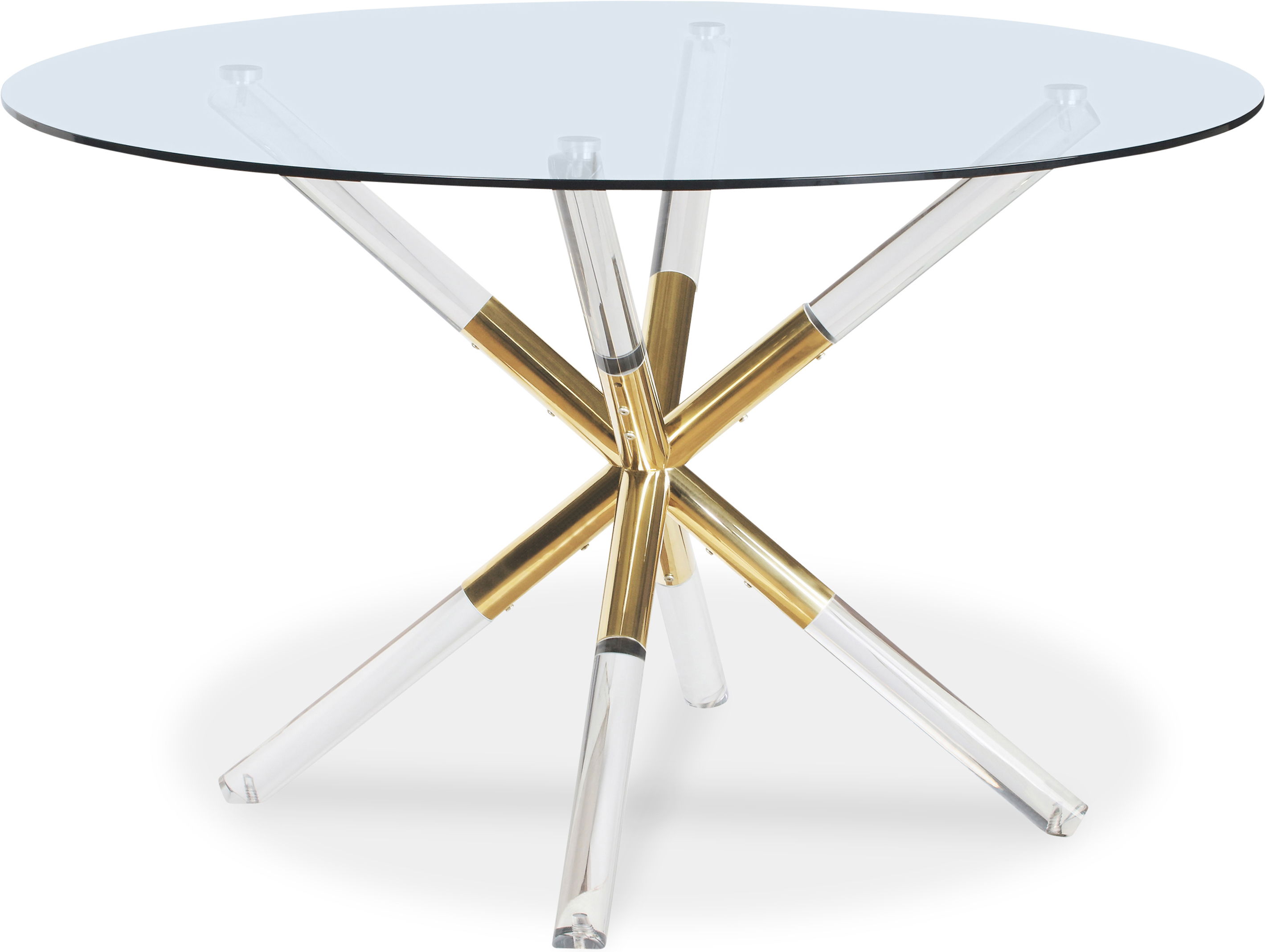 Mercury - Dining Table - Pearl Silver - Glass