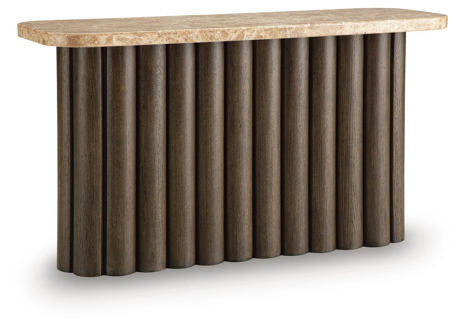 Darimore – Sofa Table – Burnished Brown