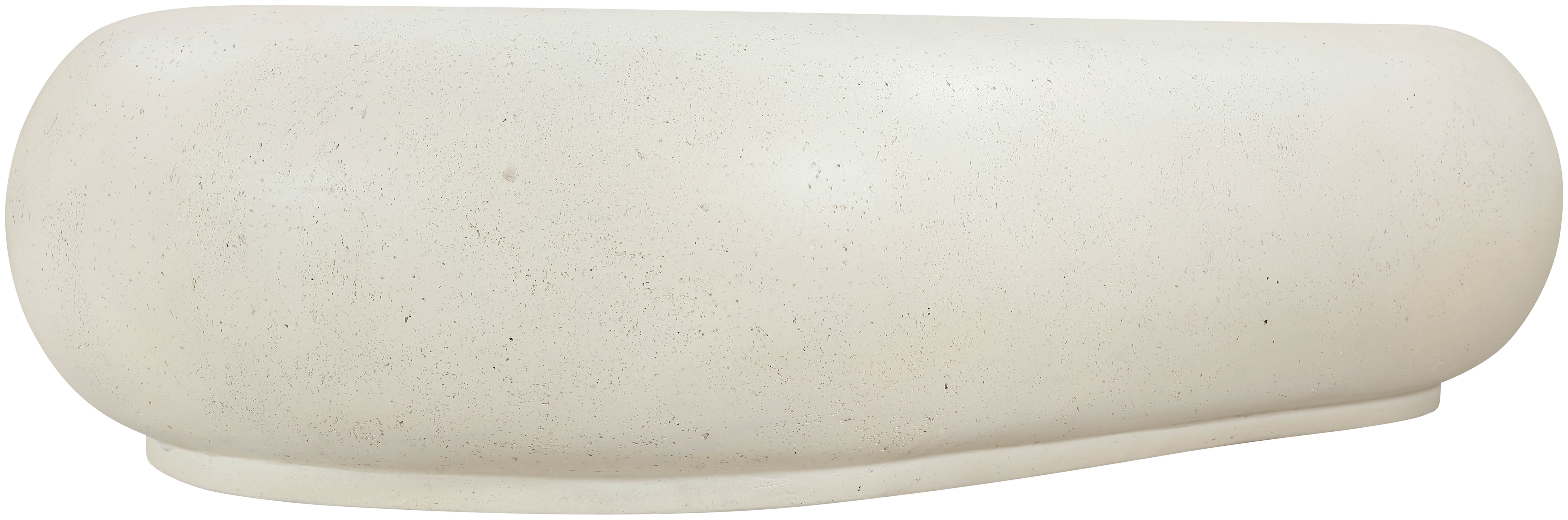 Pebble - Concrete And Fiberglass Indoor / Outdoor Coffee Table - Cream