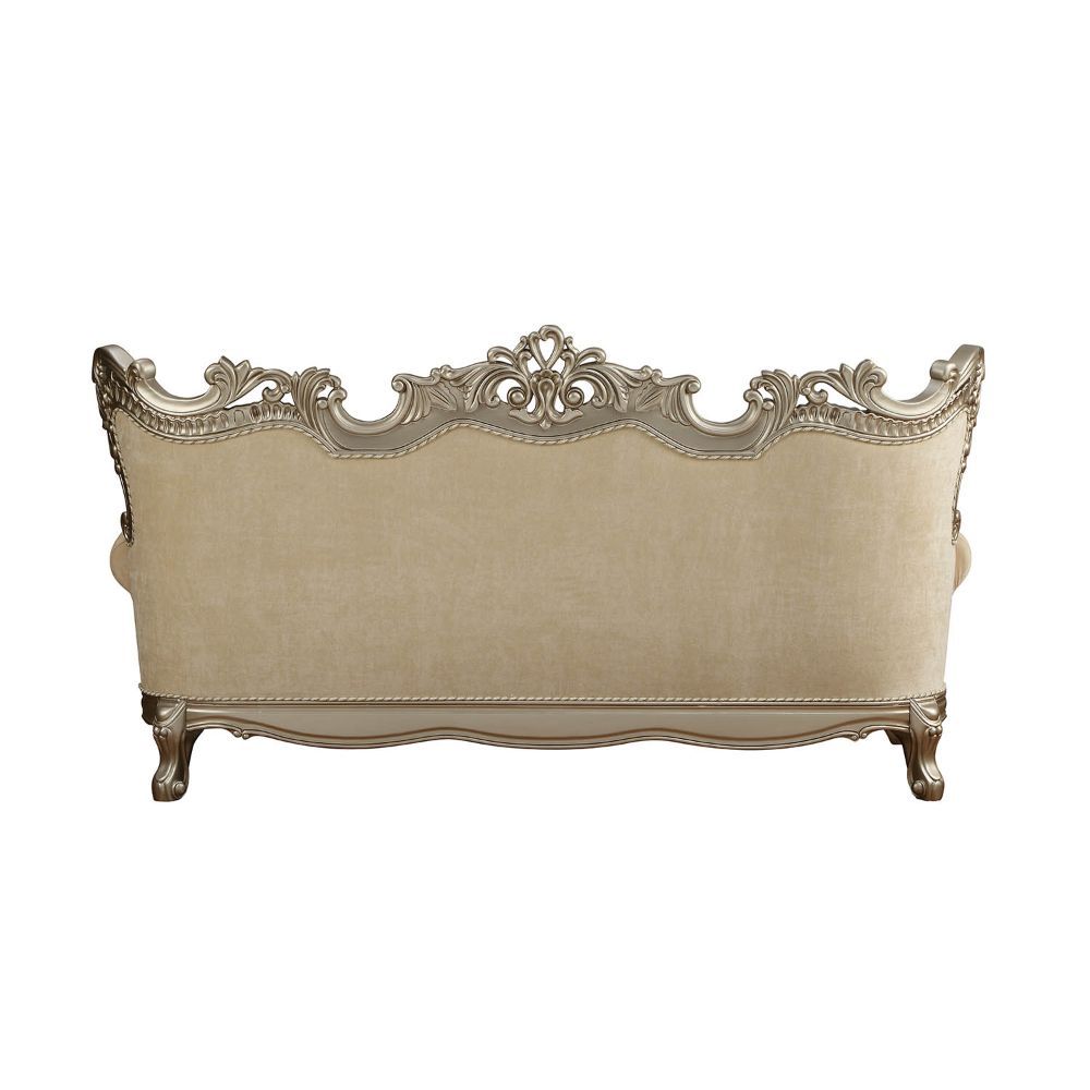 Ranita - Sofa With 7 Pillows - Fabric & Champagne, beige, view 6