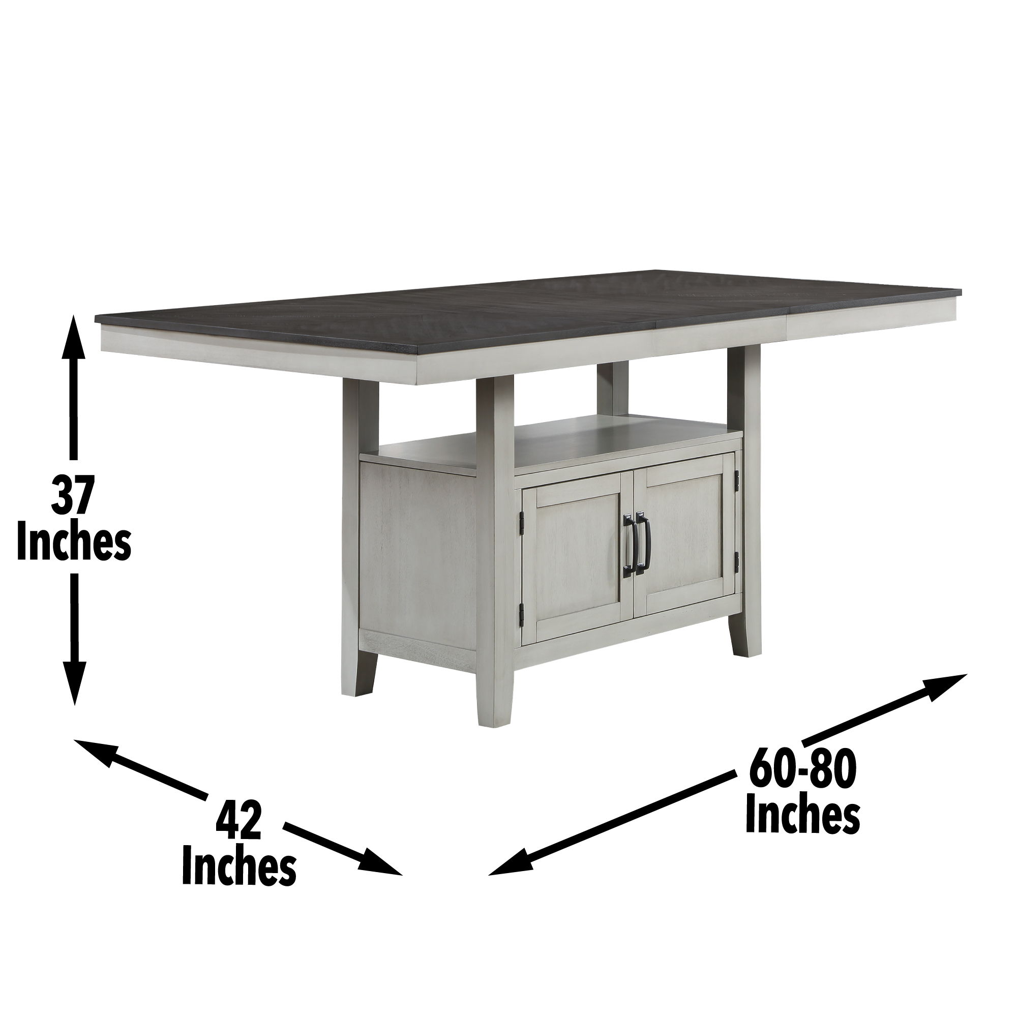 Hyland - Counter Table - Gray