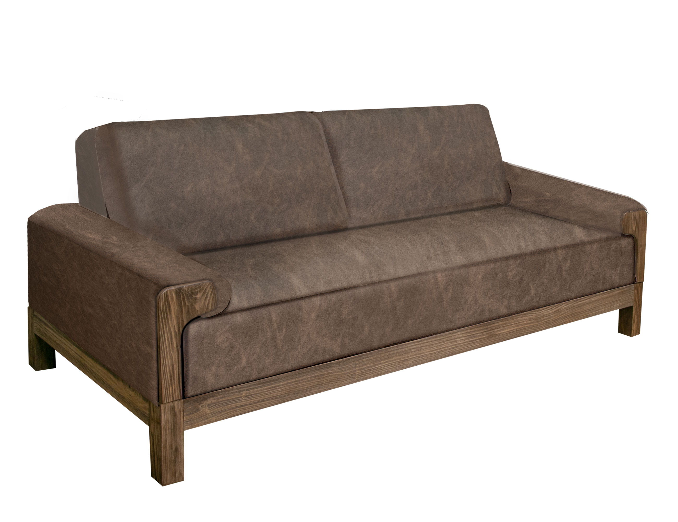 International Furniture Direct Sedona - Premium Comfort Sofa - Chocolate Brown