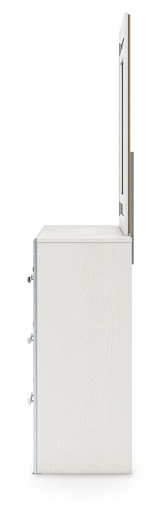 Ashley Furniture Zuraleus - Dresser And Mirror - White - Image 10