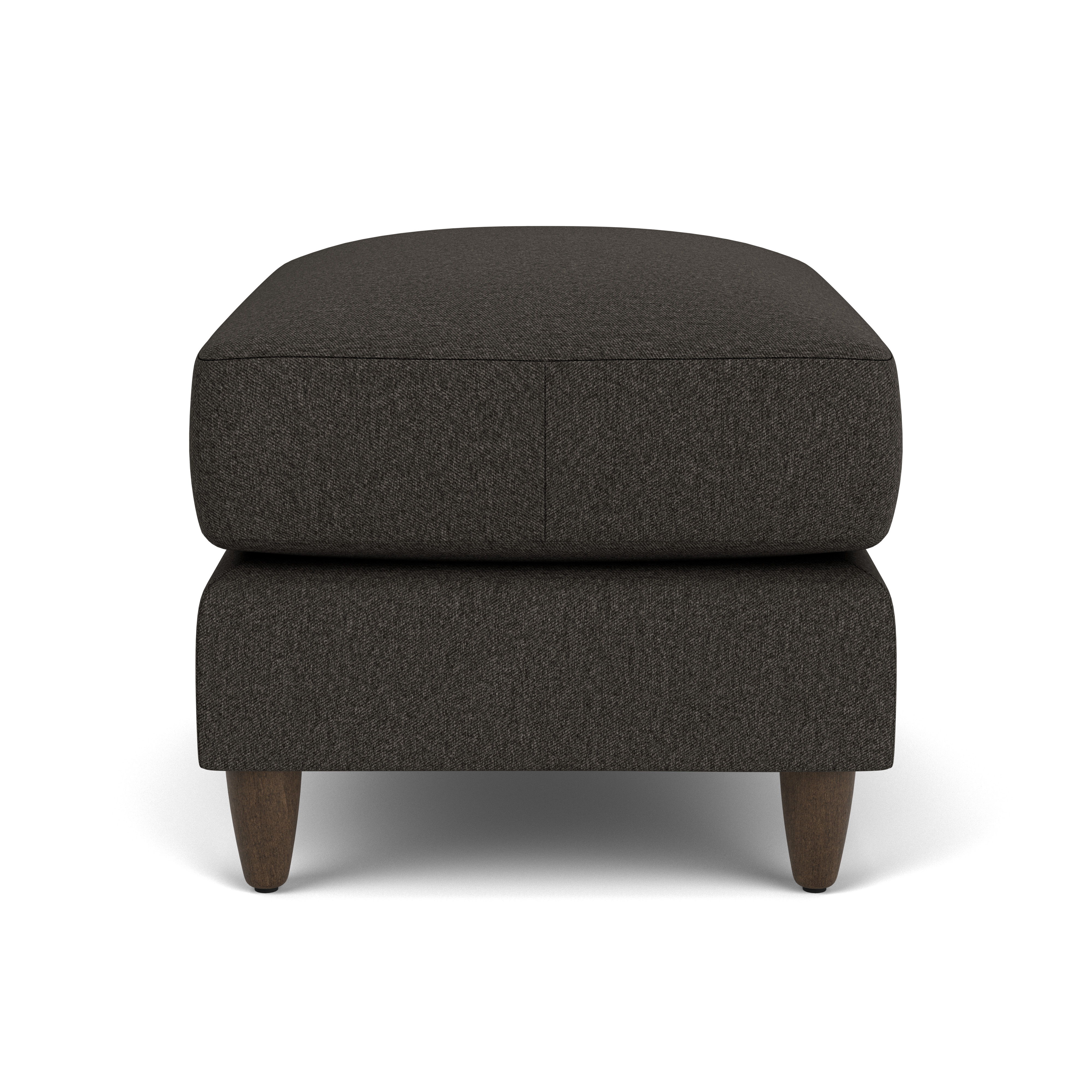 Fern - Fabric Ottoman, dark gray, view 8