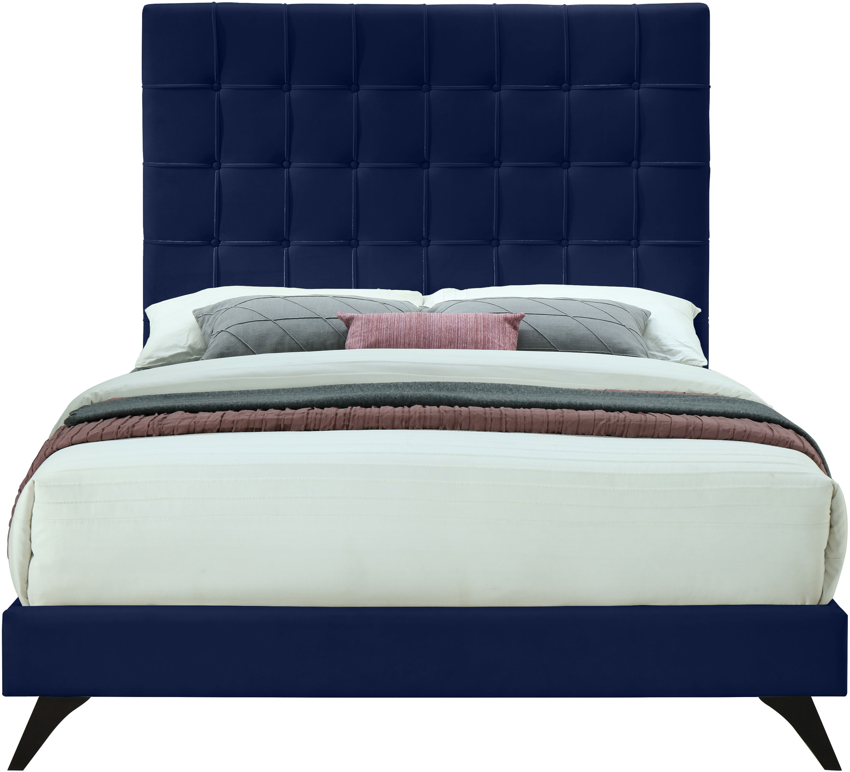 Elly - King Bed - Navy