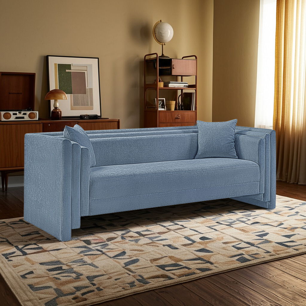 Everett - Loveseat - Light Blue