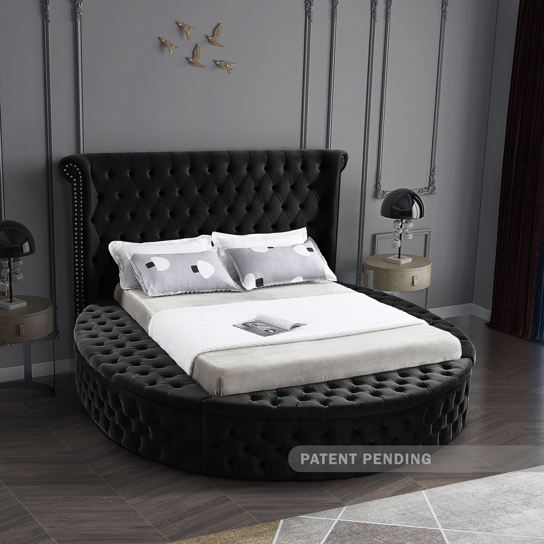 Luxus - Queen Bed - Black