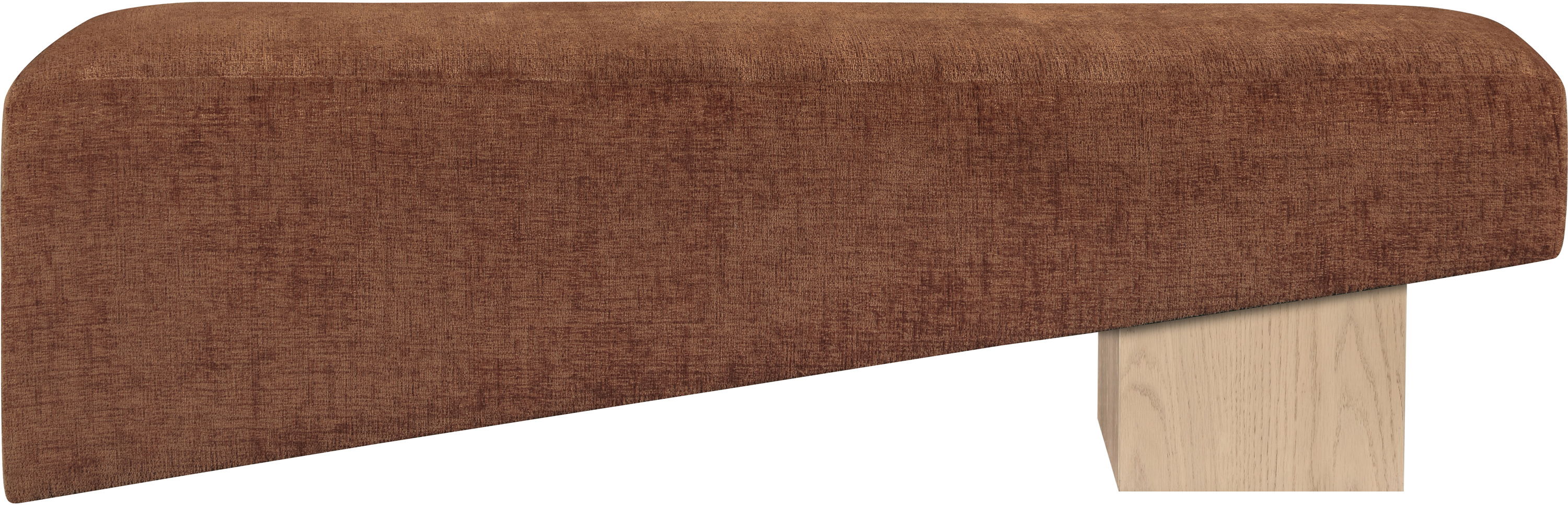 Alora - Bench With Natural Base - Cognac