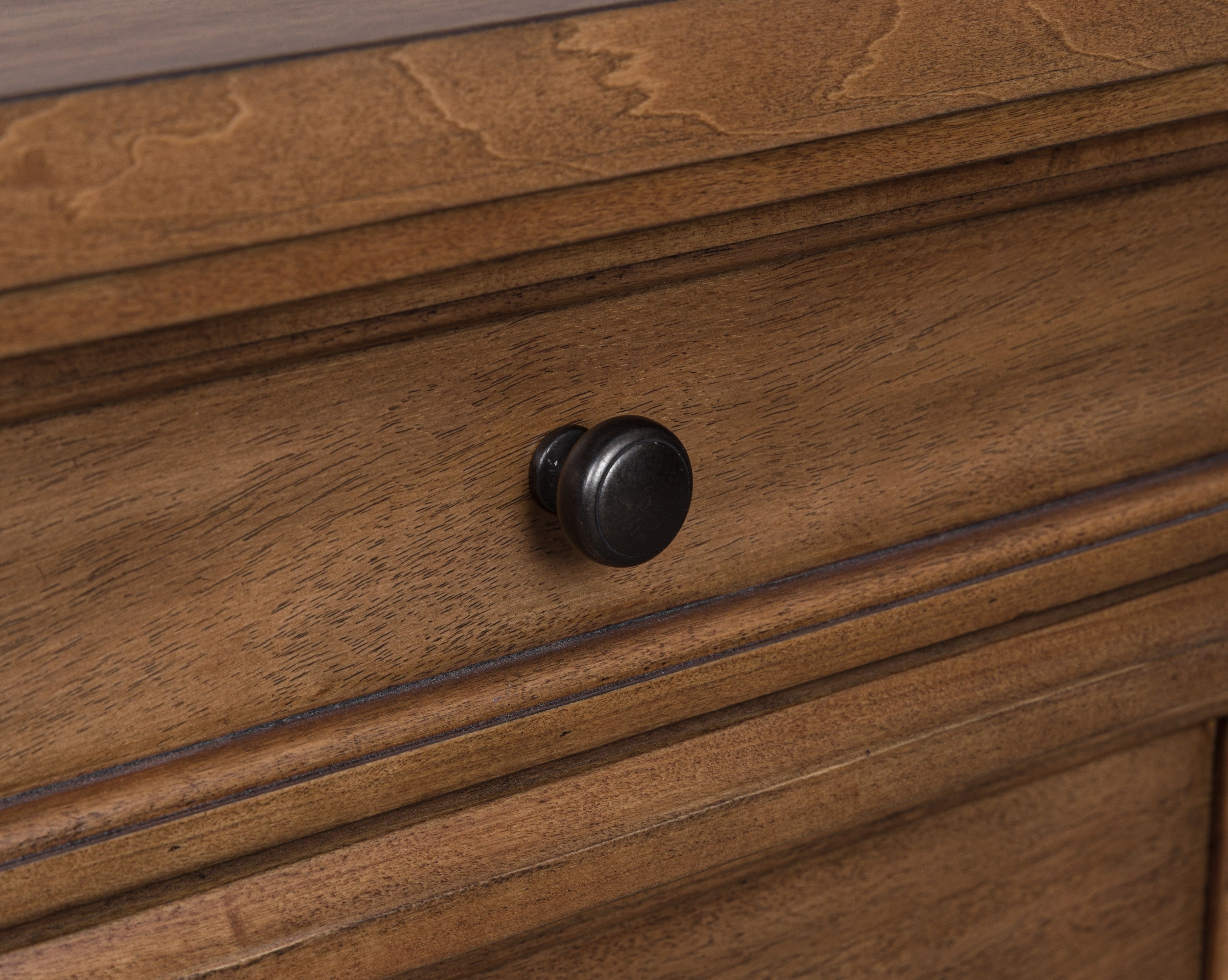 Rowlenstown - Dresser And Mirror - Brown