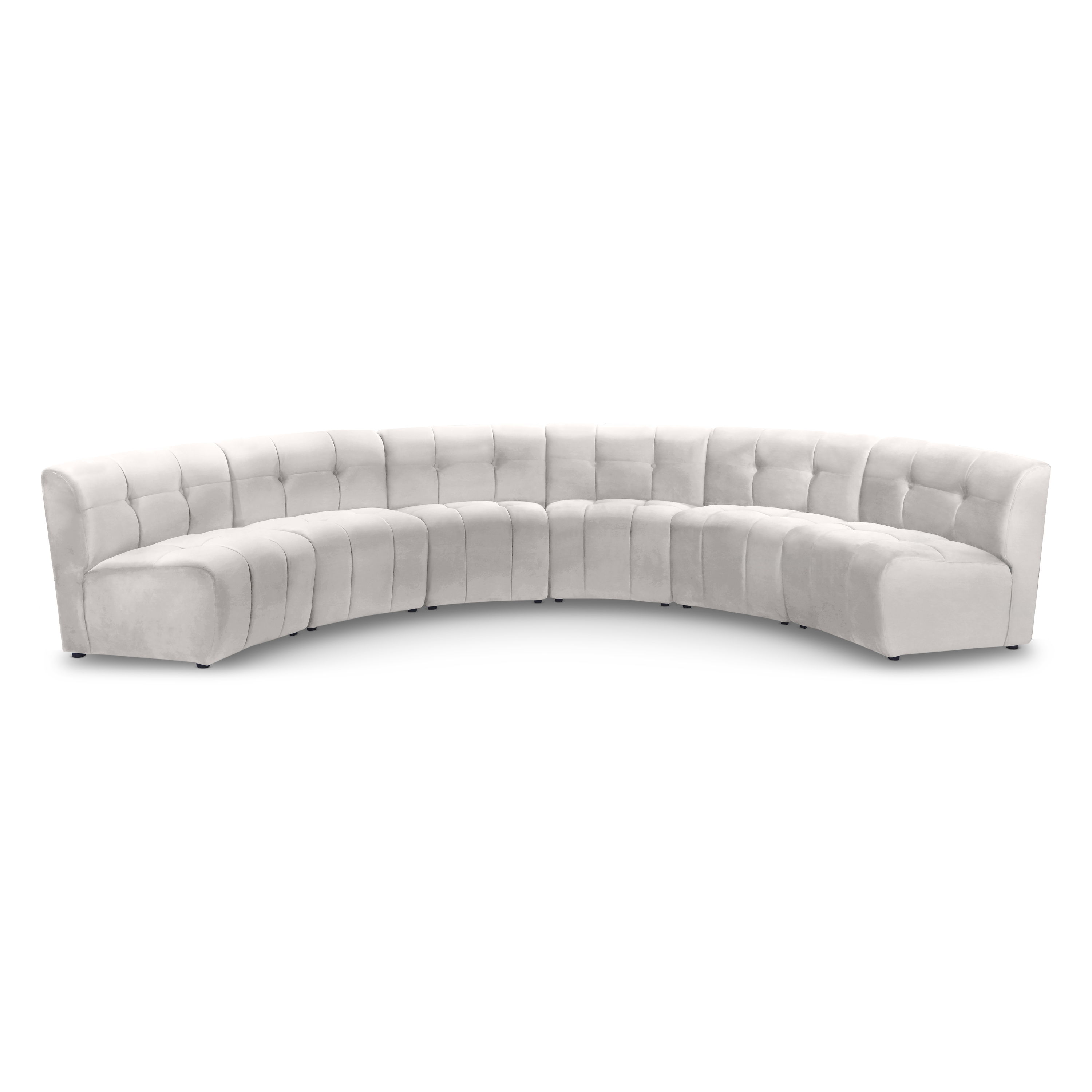 Limitless - 6 Piece Modular Sectional - Cream