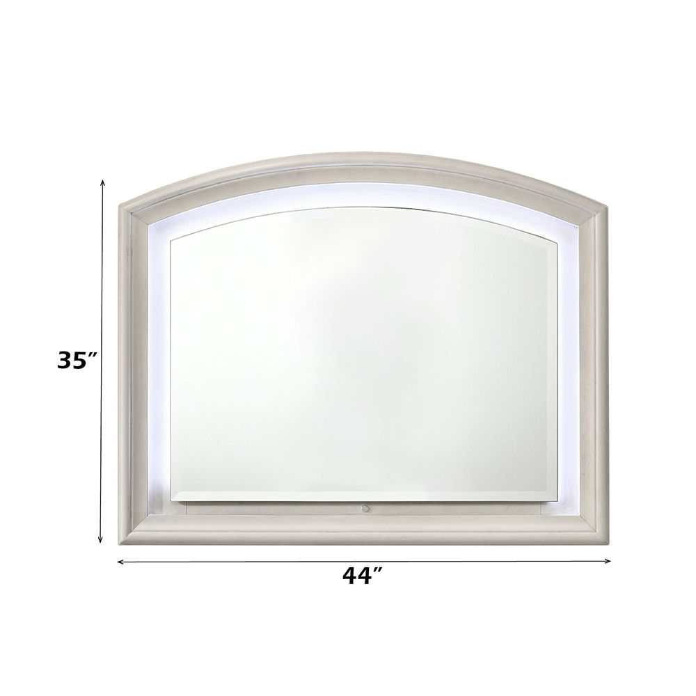 Ramondi - Mirror - Antique White, white, view 3