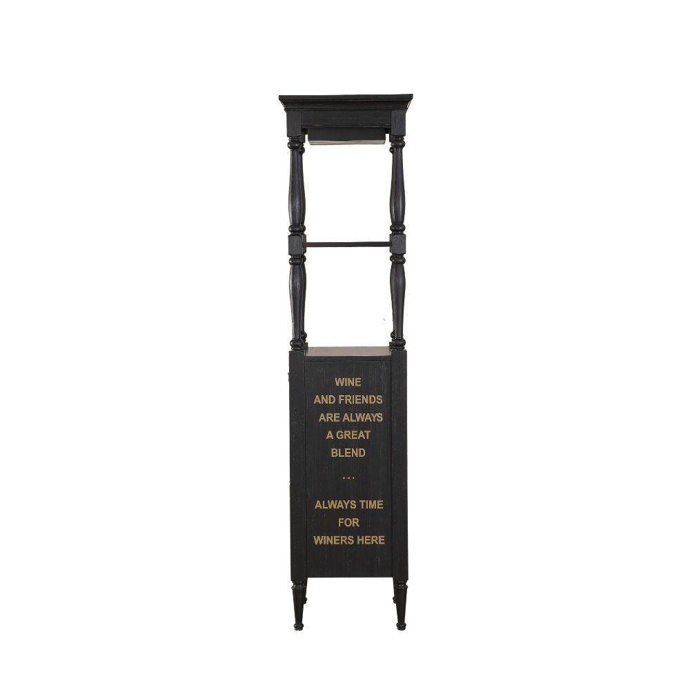 Anthony - Wine Cabinet - Black, black, view 8
