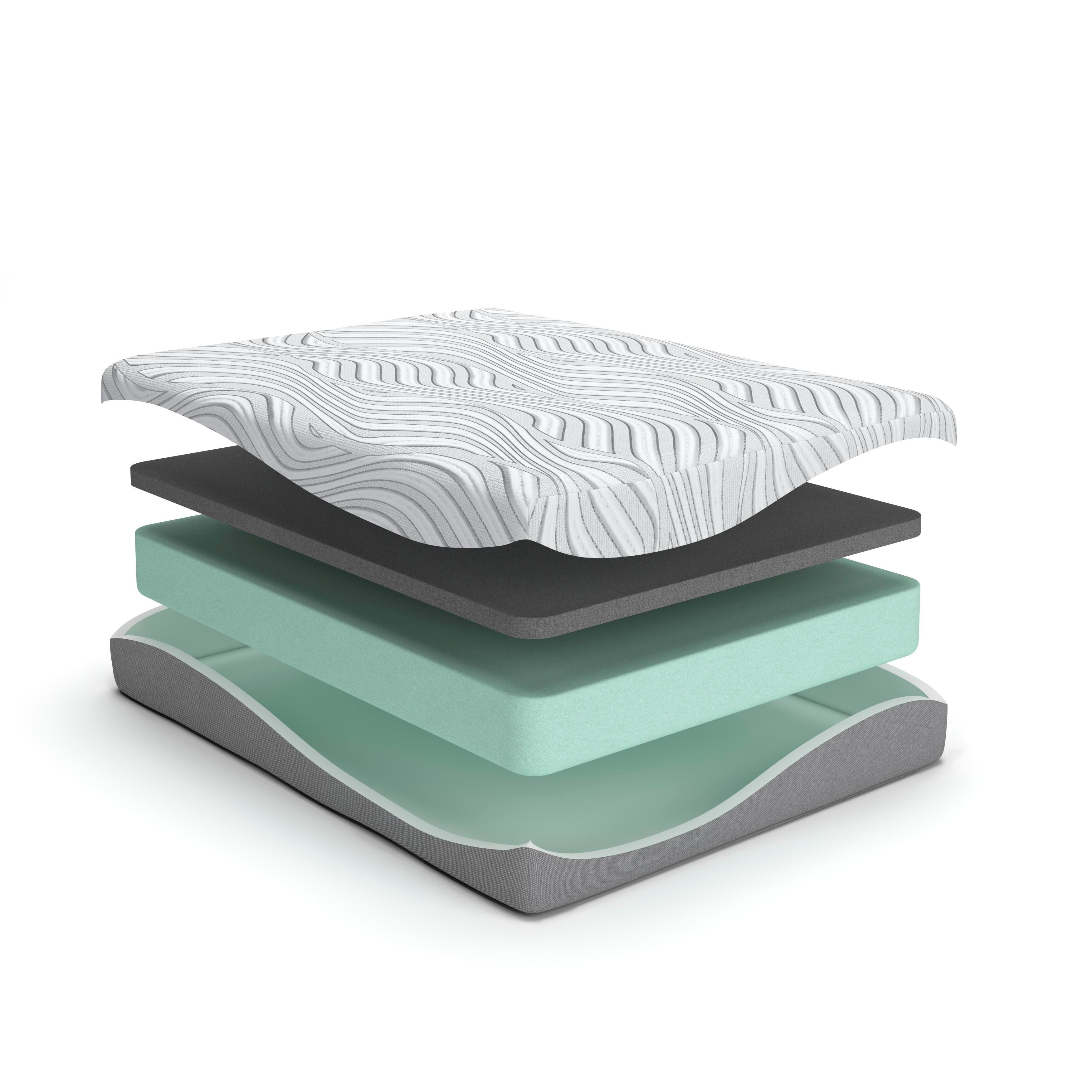 12 Inch Memory Foam - Twin Mattress - White