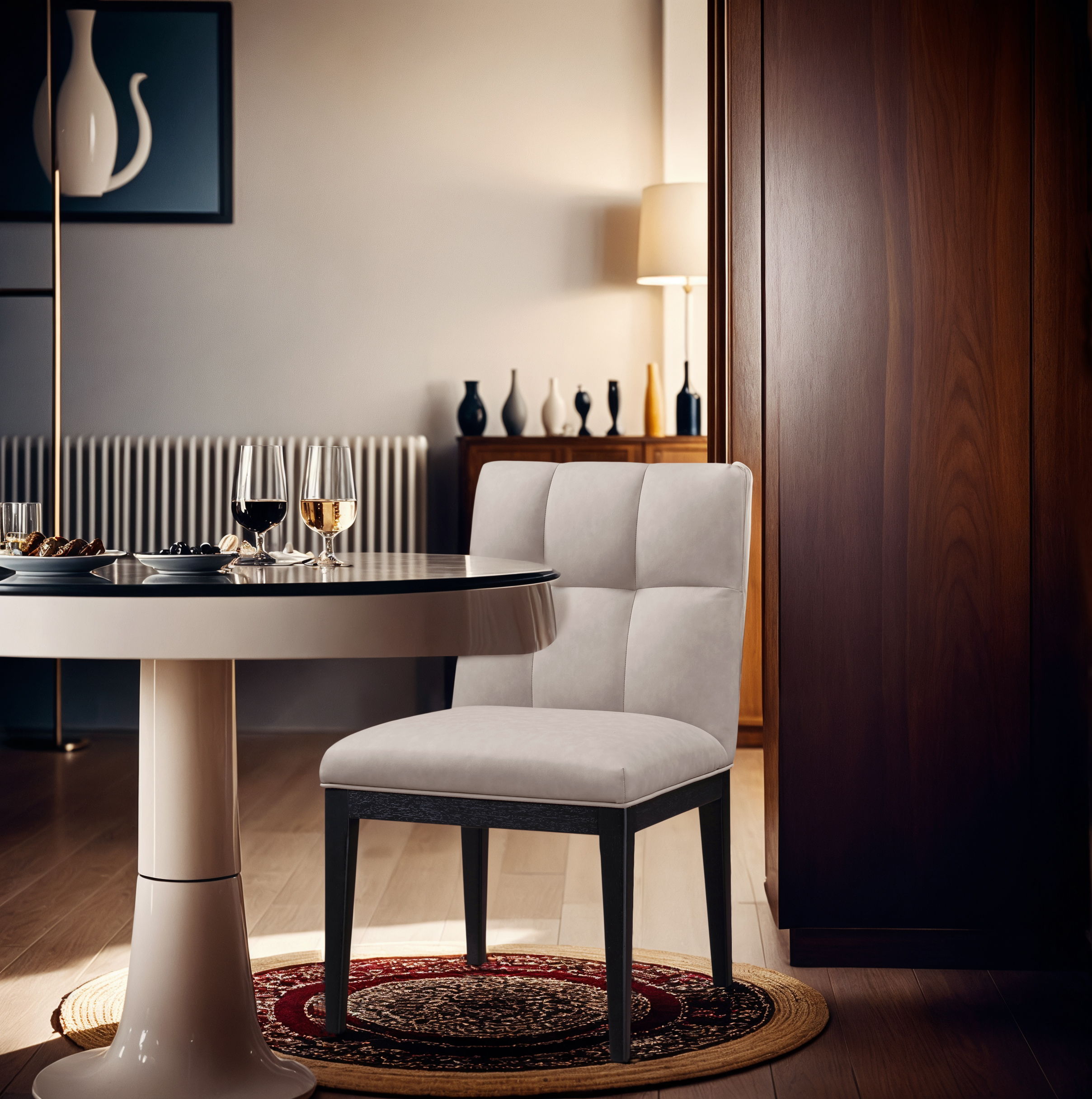Adrian - Dining Side Chair (Set of 2) - Taupe